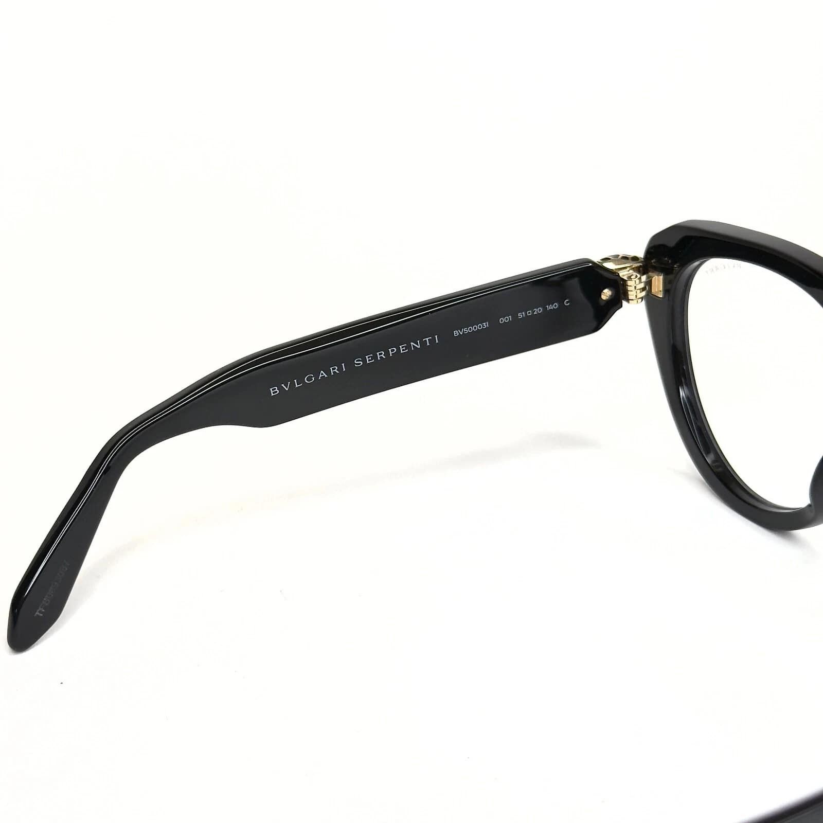 Bvlgari BVLGARI 50003 Serpenti BV50003I Black Optical Eyeglass Style Size ONE SIZE - 2 Thumbnail