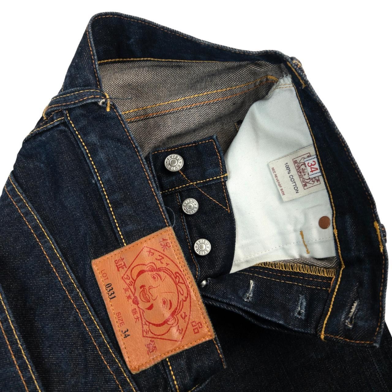 Evisu Vintage Evisu Double Dragon Japanese Denim Jeans Size W33 Size US 33 - 5 Thumbnail