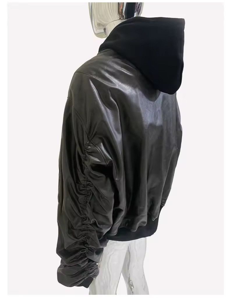 Japanese Brand Faux Suede Leather jacket Size US M / EU 48-50 / 2 - 2 Thumbnail
