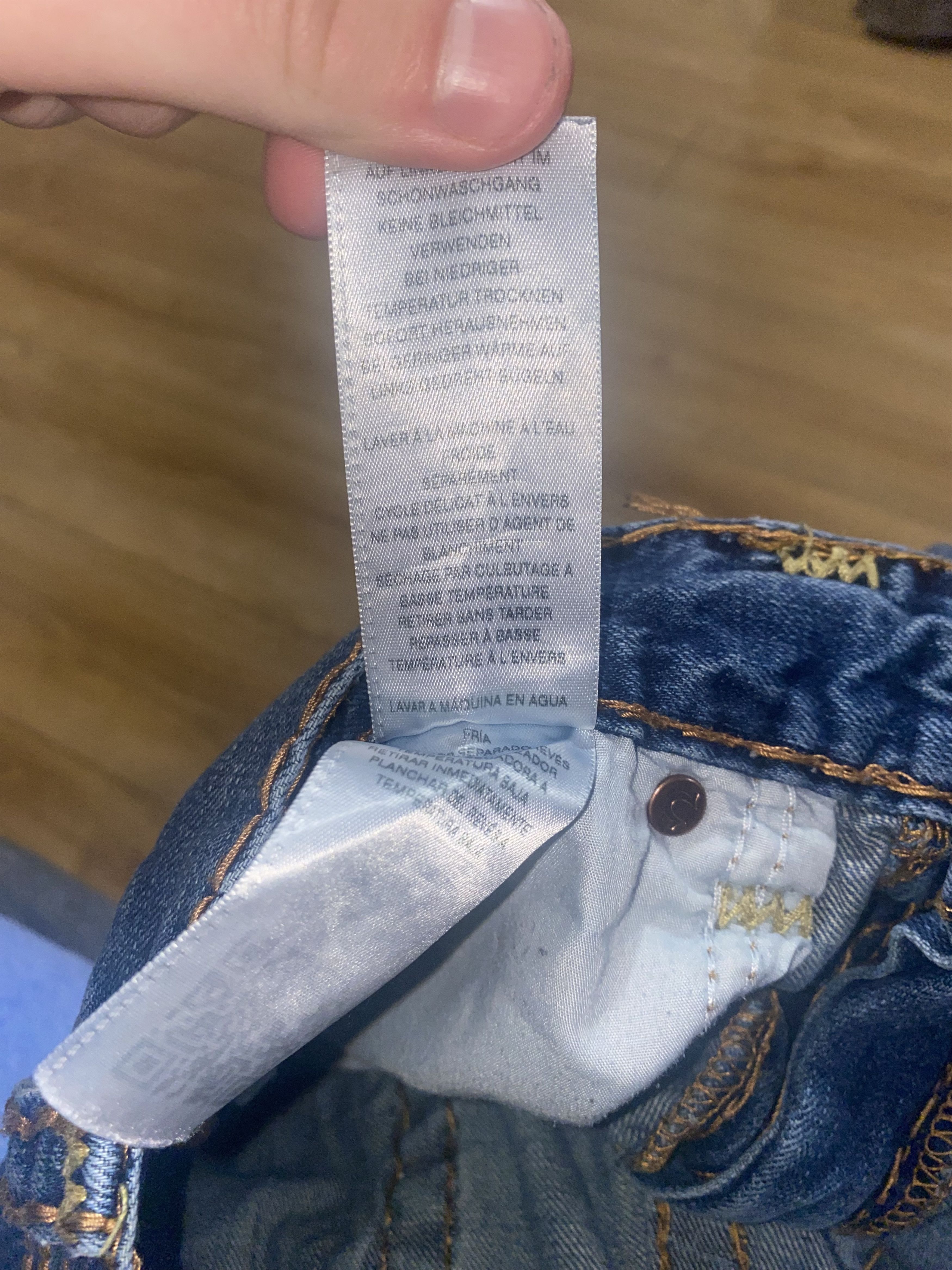 True Religion blue ricky jeans Size US 33 - 9 Thumbnail