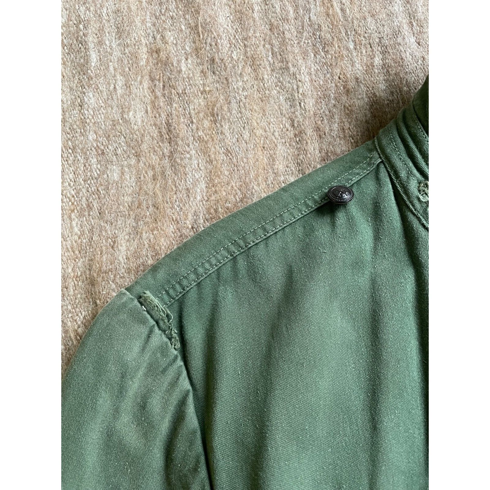 Vintage Vintage Military Army German Coat Jacket 8406AC Size US L / EU 52-54 / 3 - 7 Thumbnail