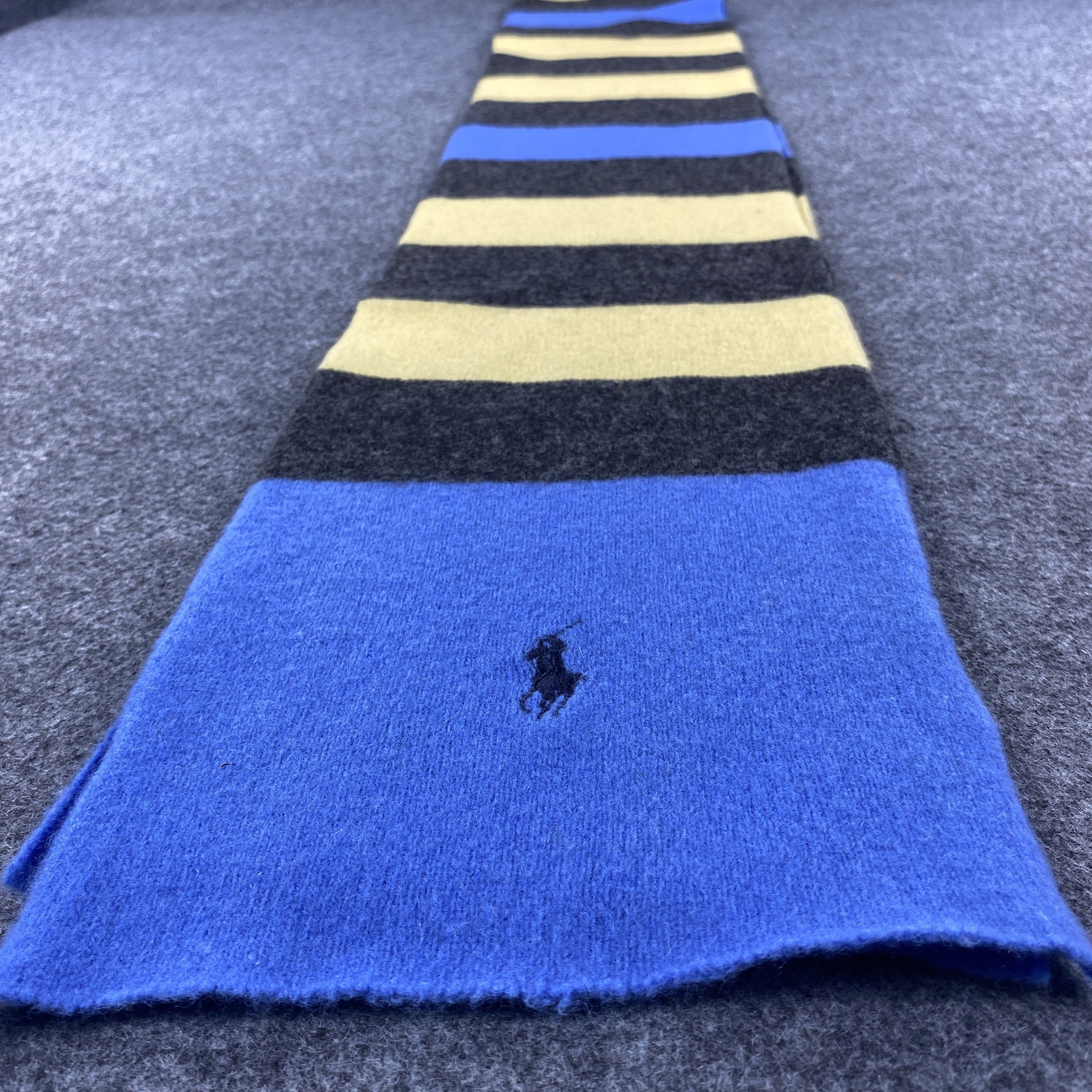 Polo Ralph Lauren × Vintage GF10501 Polo Ralph Lauren Scarf Neck Wear Muffler Nova Check Size ONE SIZE - 7 Thumbnail