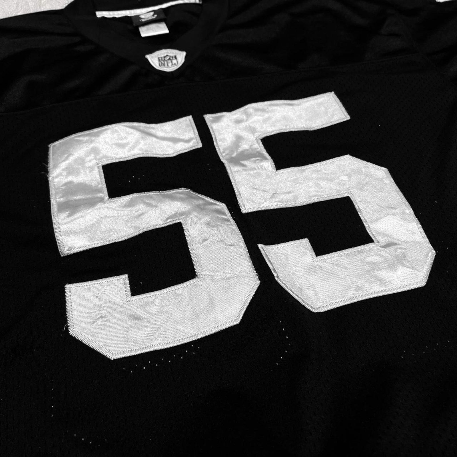 Reebok Reebok x NFL Las Vegas Raiders Rolando Mcclain Black Jersey Size US XXL / EU 58 / 5 - 6 Thumbnail