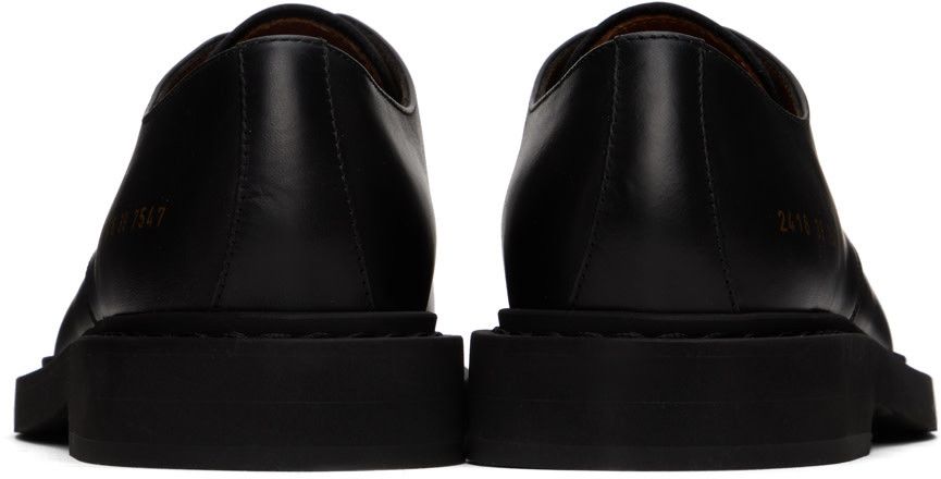 Common Projects Black Leather Derbys