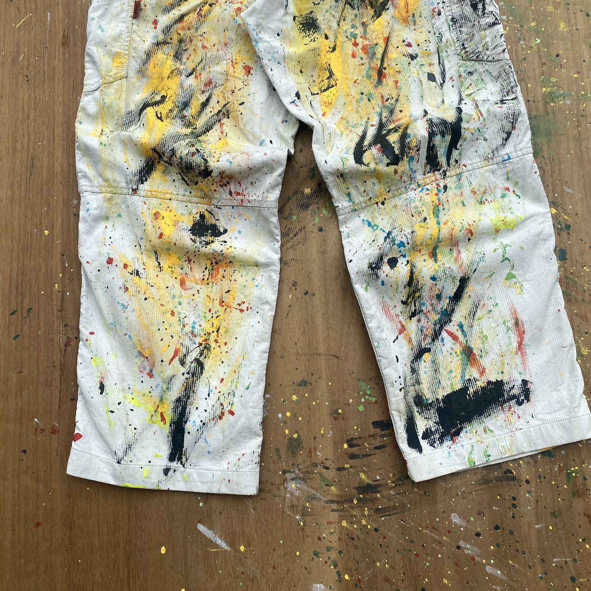 Other Custom Painter Multi Colour Cargo Pants Size US 33 - 6 Thumbnail