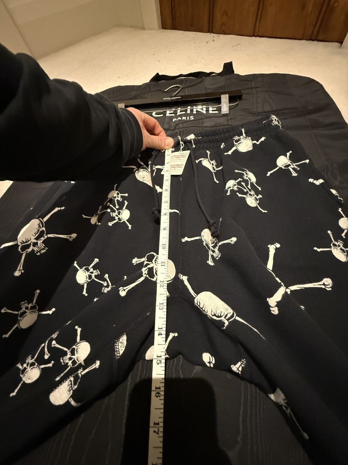 Saint Michael Saint Mxxxxxx skull black logo joggers sweatpants Michael L Size US 34 / EU 50 - 10 Thumbnail
