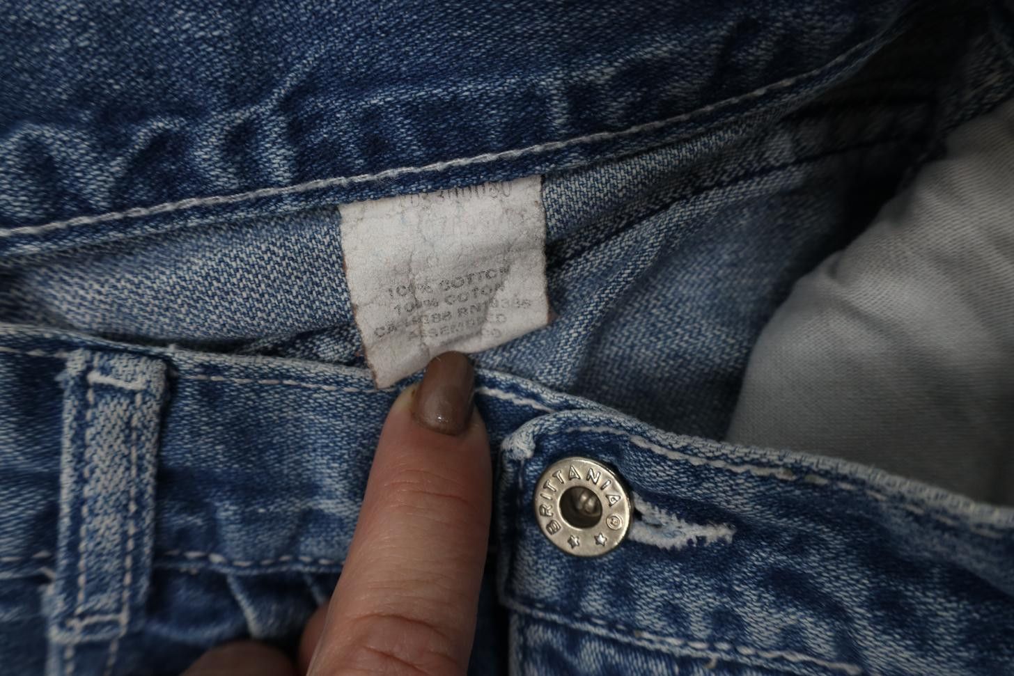 Vintage Vintage 80s 90s Streetwear Tapered Leg Denim Jeans Blue Size 26" / US 2 / IT 38 - 8 Thumbnail