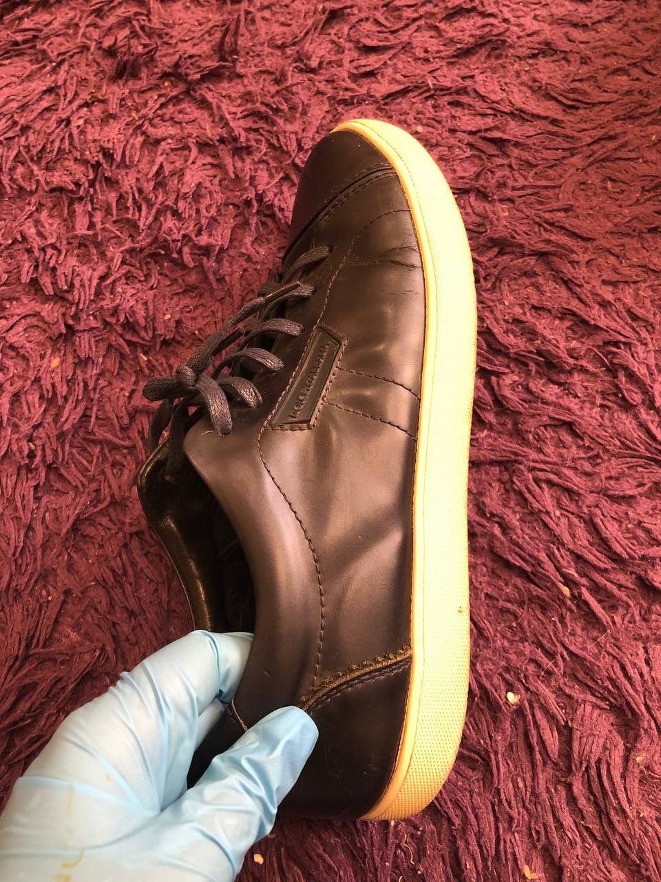Dolce & Gabbana Dolce & Gabbana Leather Low Trainers Size US 8 / EU 41 - 12 Thumbnail