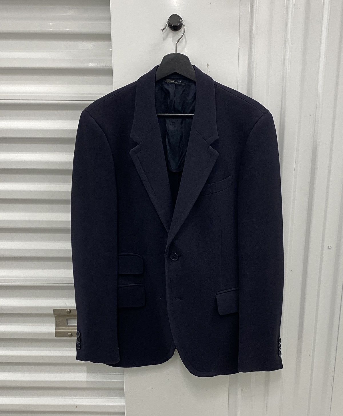 Prada Prada Navy Heavy Blazer Size 42R - 1 Thumbnail