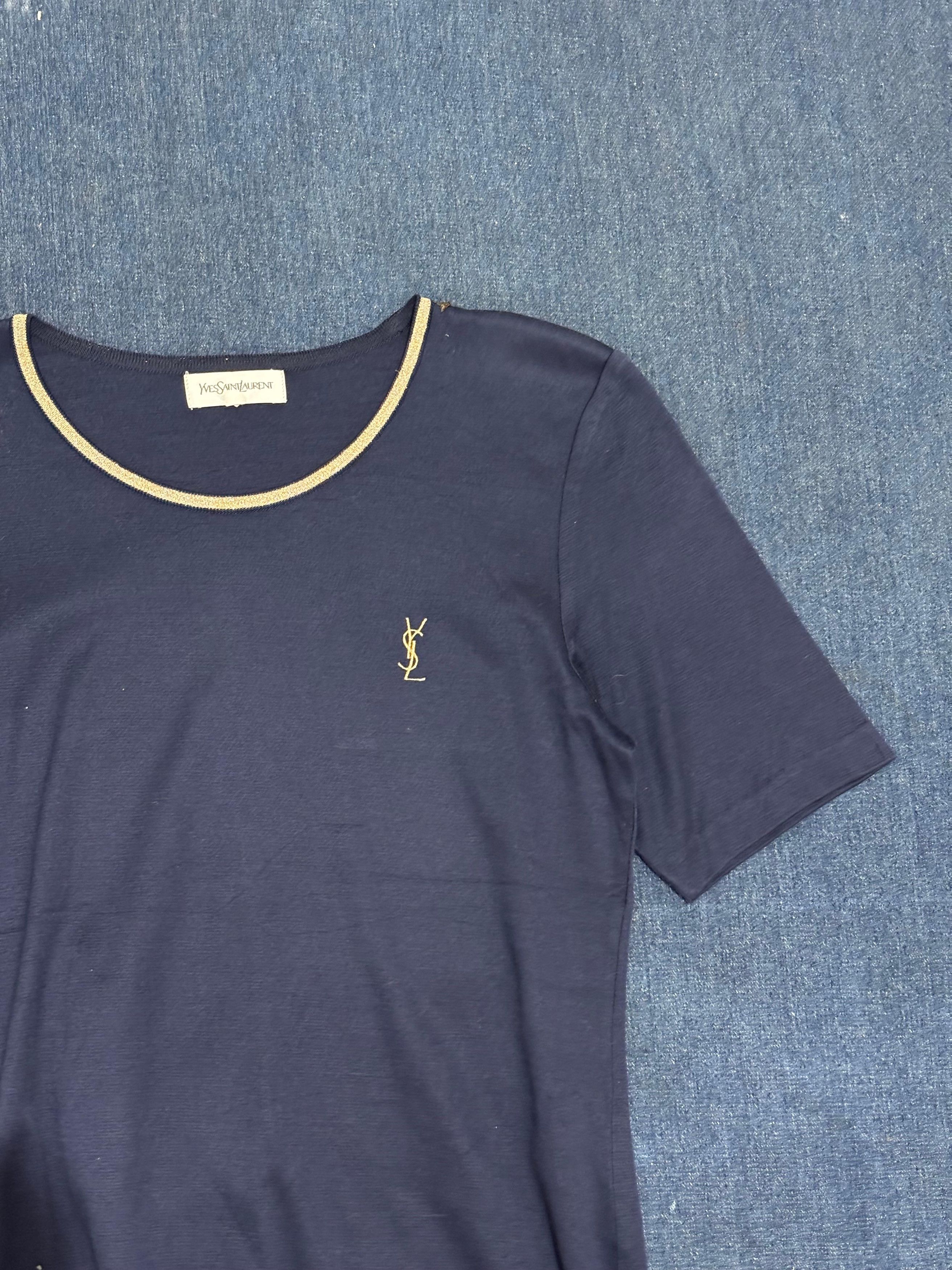 Yves Saint Laurent Yves Saint Laurent T-Shirt Size L / US 10 / IT 46 - 4 Thumbnail