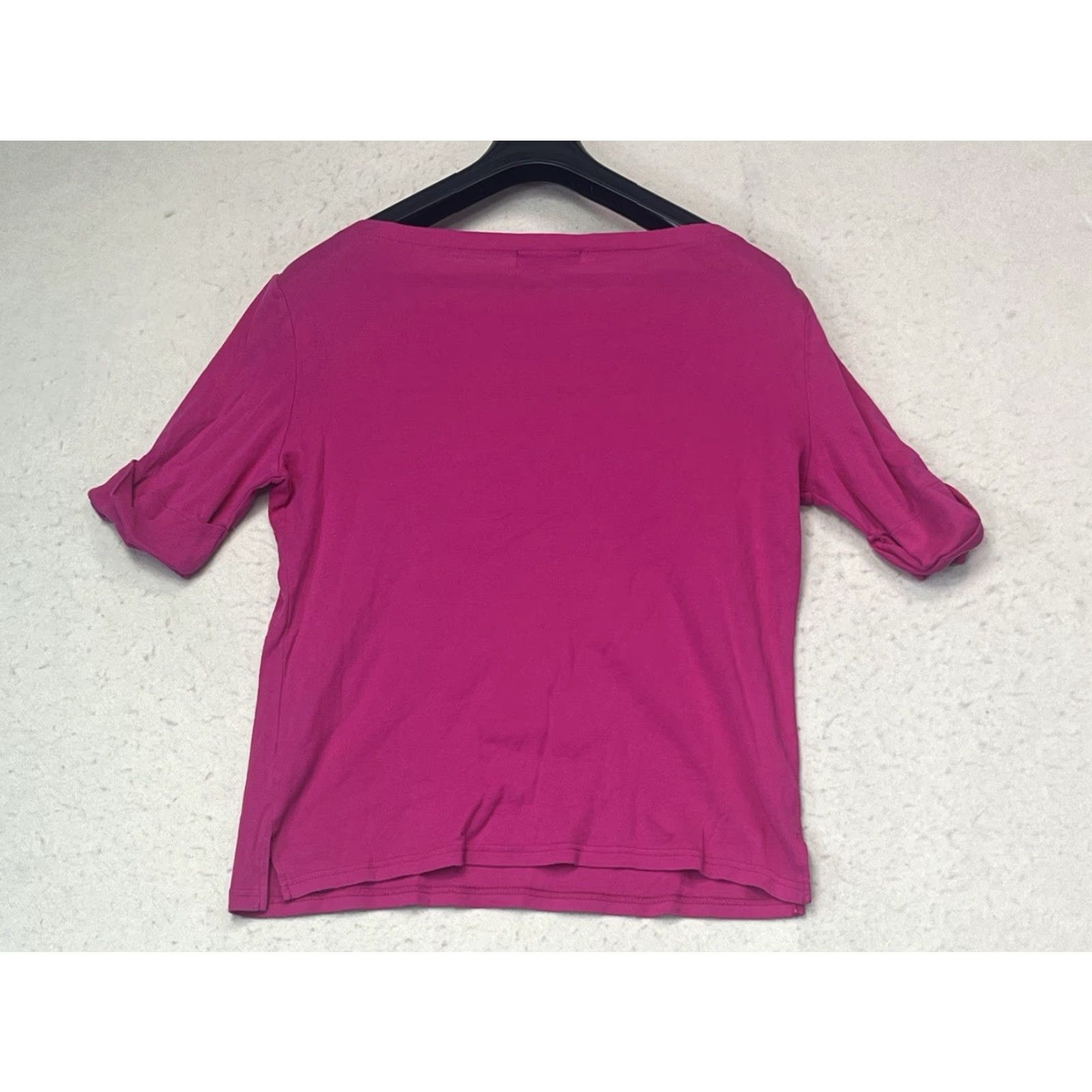 Ralph Lauren Lauren Ralph Lauren Womens T-Shirt Pink 3/4 Sleeve Size L Large Top Womens Pink 3/4 Sleeve Lauren Ralph Lauren Clothing Size L / US 10 / IT 46 - 2 Thumbnail