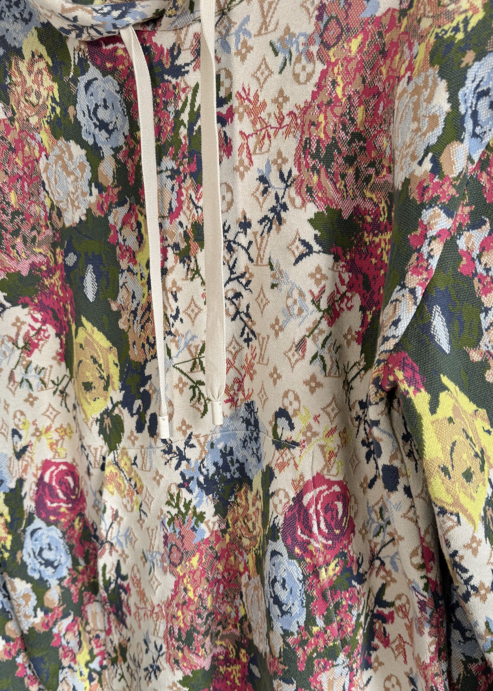Louis Vuitton Louis Vuitton 2022 Monogram Floral Jacquard Beige Hoodie Size US S / EU 44-46 / 1 - 4 Thumbnail