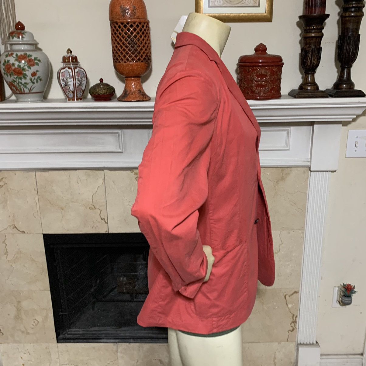 Theory Theory 2 Btn Single Vent Cotton Blazer Size 44R - 11 Thumbnail