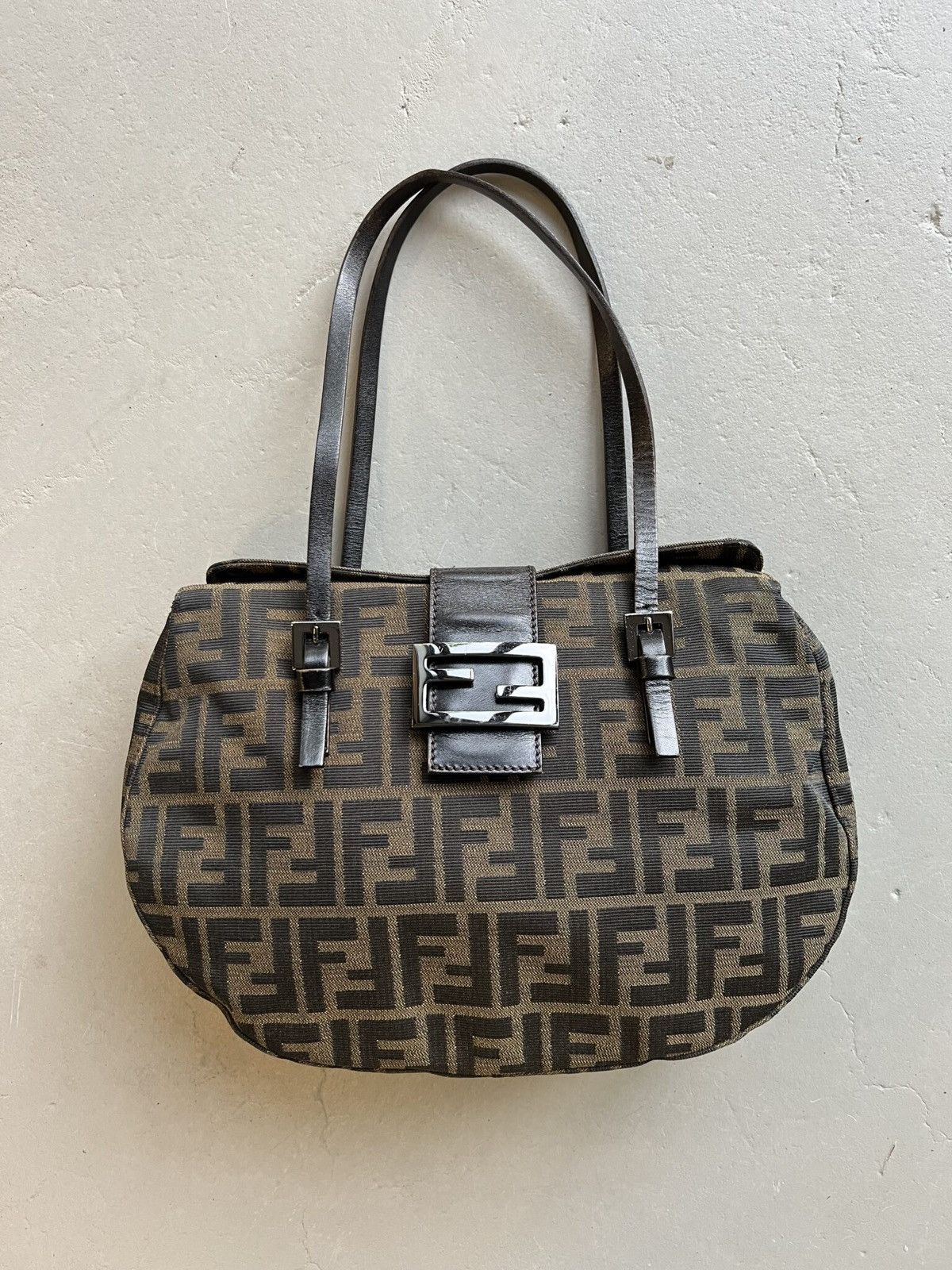 Fendi Fendi Zucca Baguette Half Moon Size ONE SIZE - 16 Thumbnail