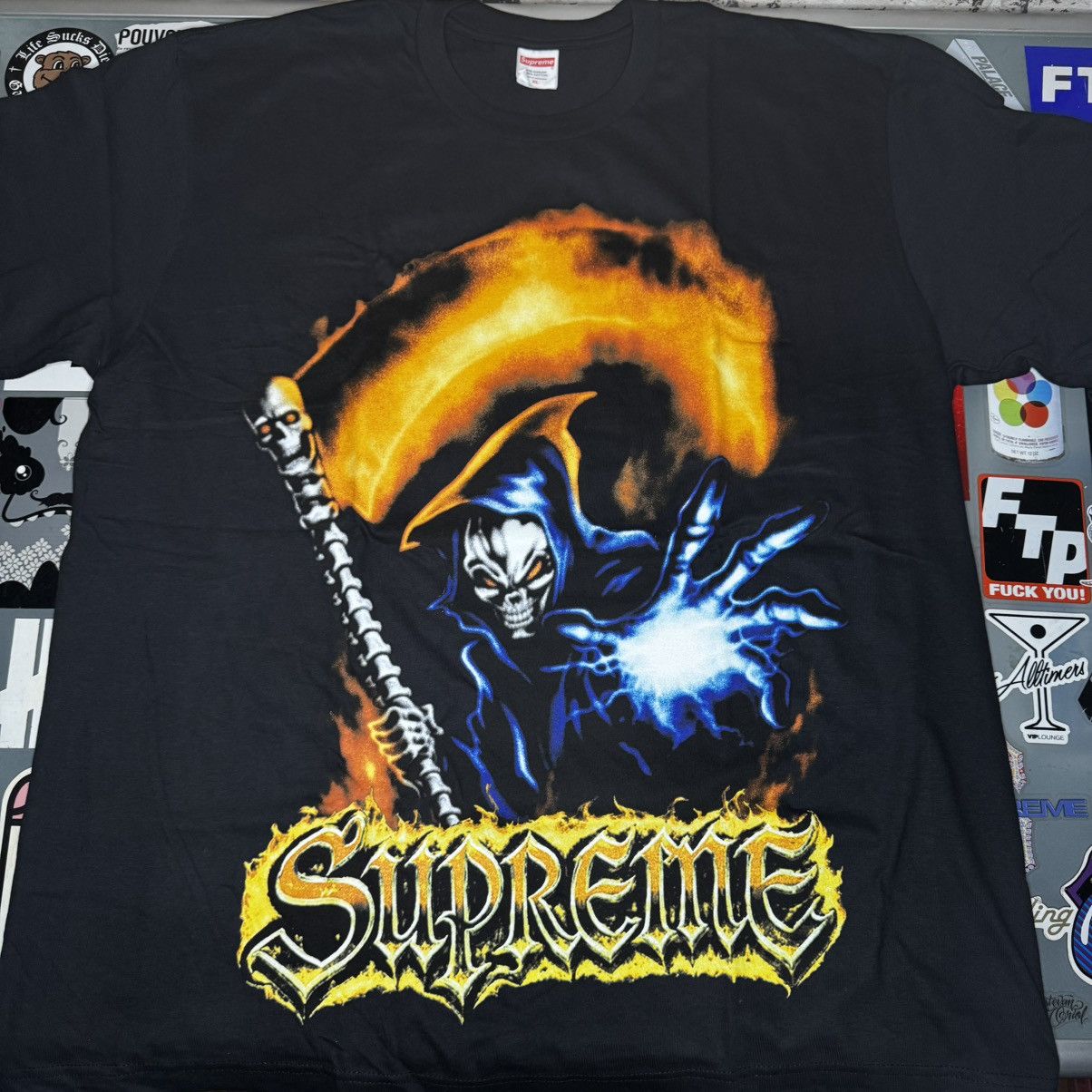 Supreme Supreme Grim Reaper Tee Black Size XL SS26 Size US XL / EU 56 / 4 - 1 Thumbnail