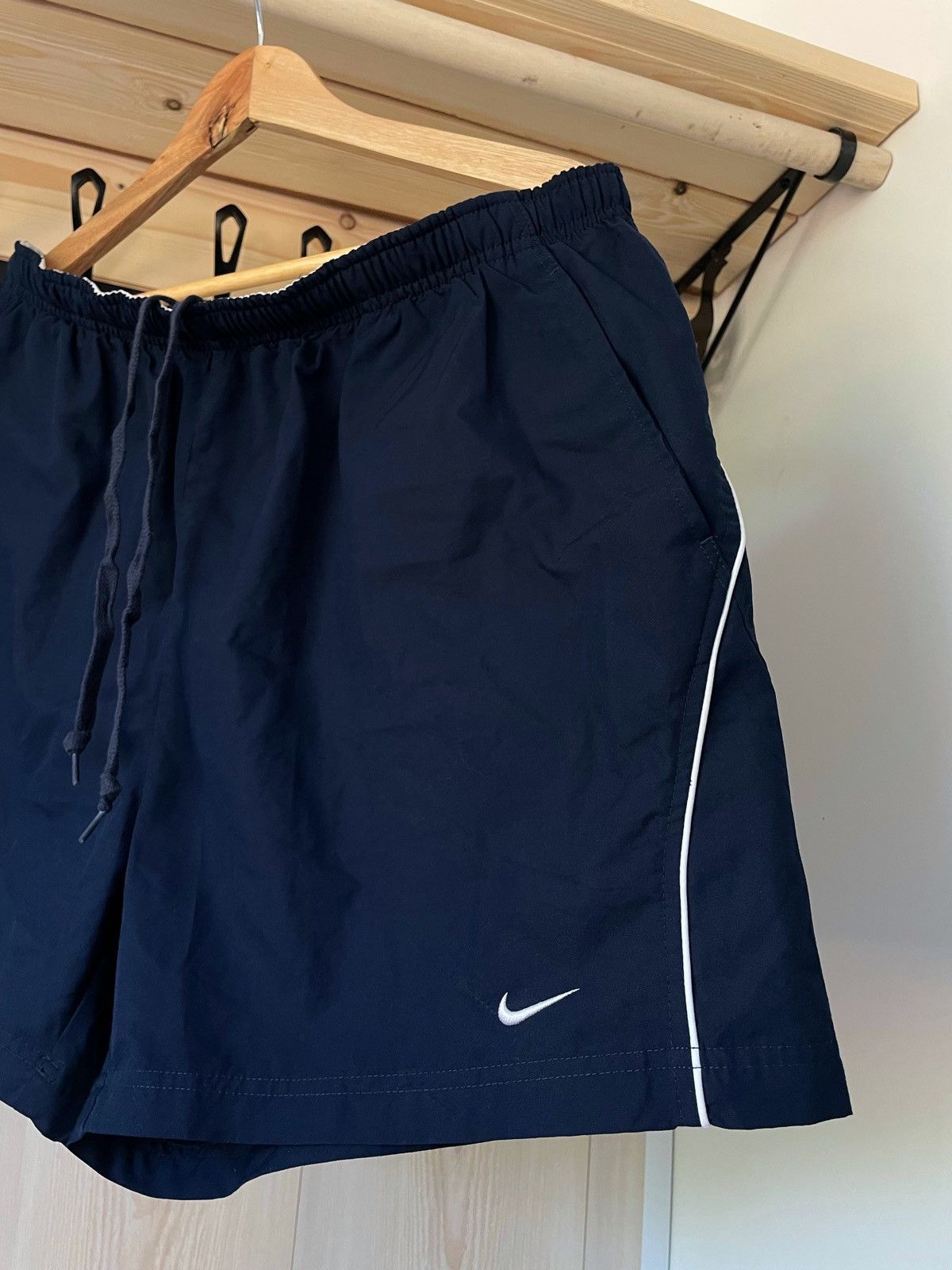 Nike × Vintage Vintage Nike Y2K Striped Nylon Shorts Size US 38 / EU 54 - 8 Thumbnail