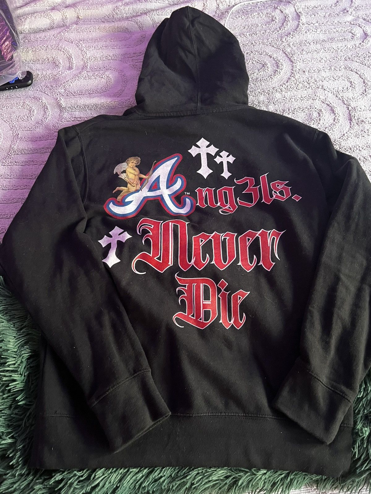 Other Angels Never Die Atlanta Graphic Hoodie Size US S / EU 44-46 / 1 - 1 Thumbnail