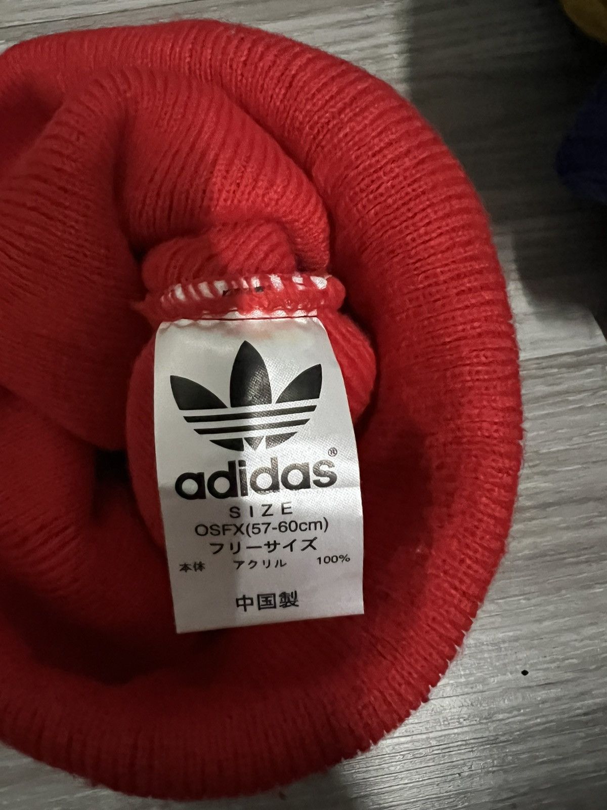 Adidas Adidas Spell Out Beanie Hat Size ONE SIZE - 6 Thumbnail