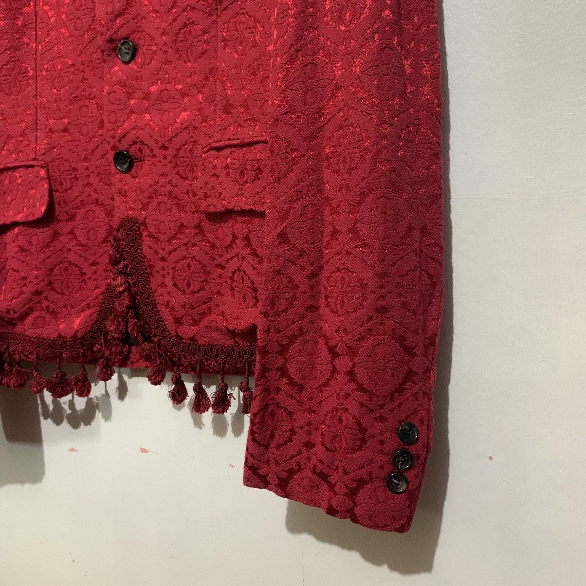 Comme des Garcons Homme Plus Comme des Garcons Homme Plus FW13 Brocade Tassel Blazer Size 38R - 8 Thumbnail