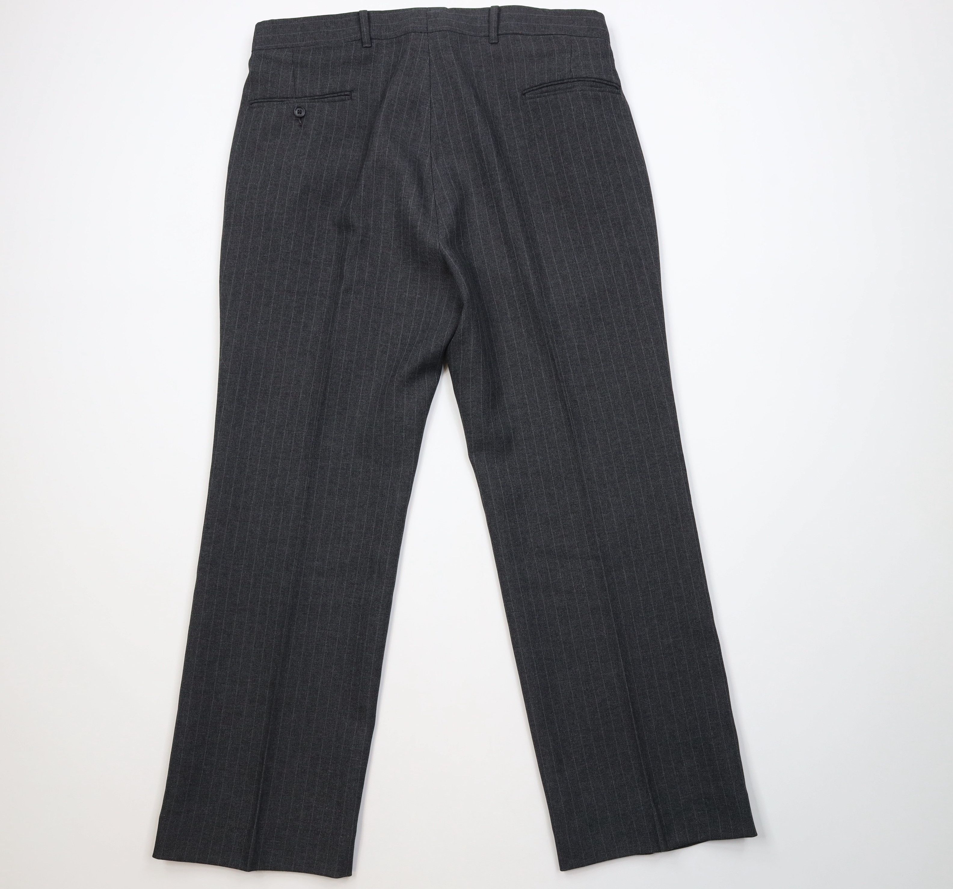 Vintage Vintage 70s Streetwear Pinstriped Wide Leg Chino Pants USA Size US 34 / EU 50 - 9 Thumbnail
