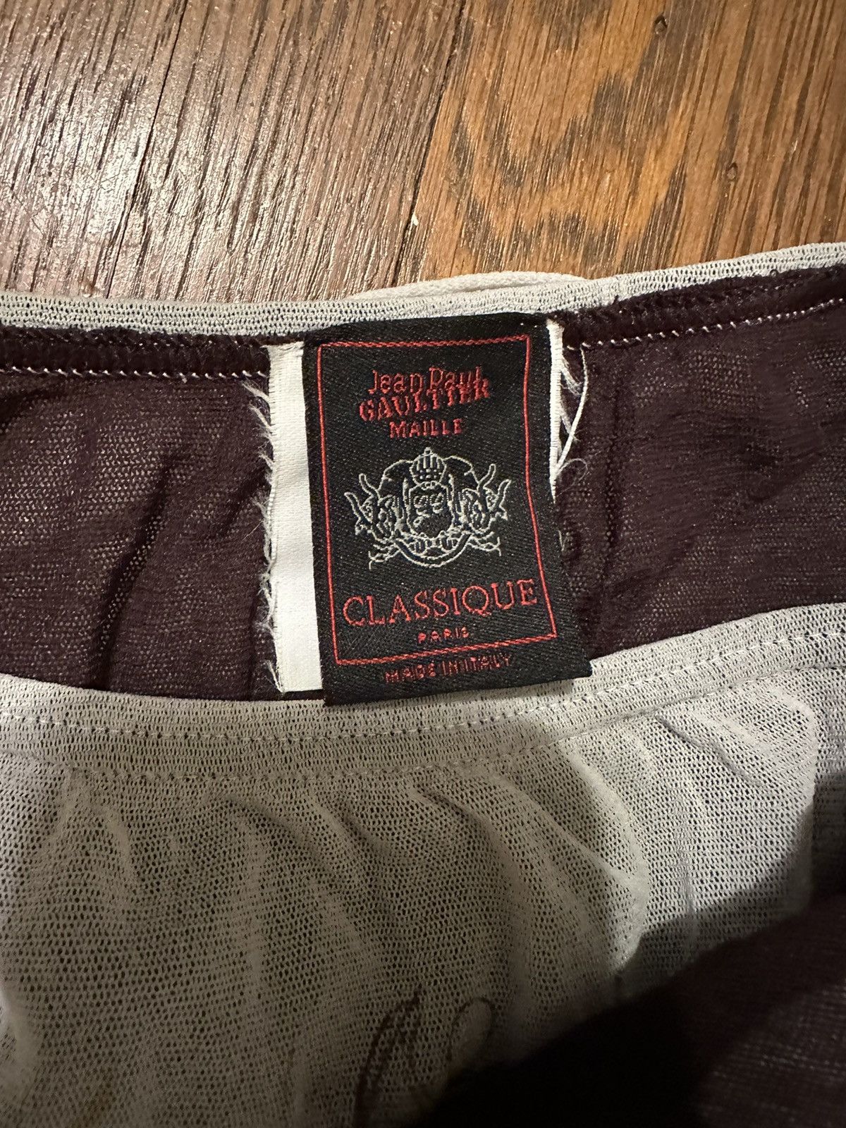 Designer RARE ONE SIZE Jean Paul Gaultier Grape Wrap Skirt Size 30" / US 8 / IT 44 - 3 Thumbnail