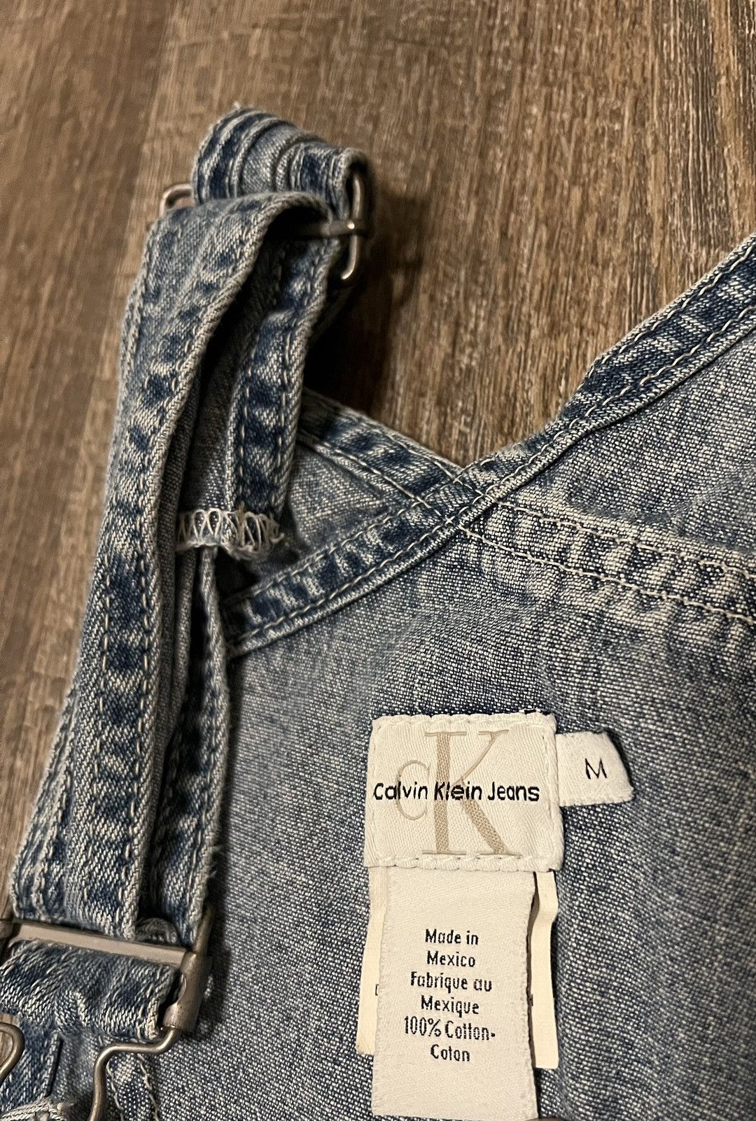 Vintage Vintage Calvin Klein Jeans Denim Overalls Size Medium Size US 33 - 5 Thumbnail