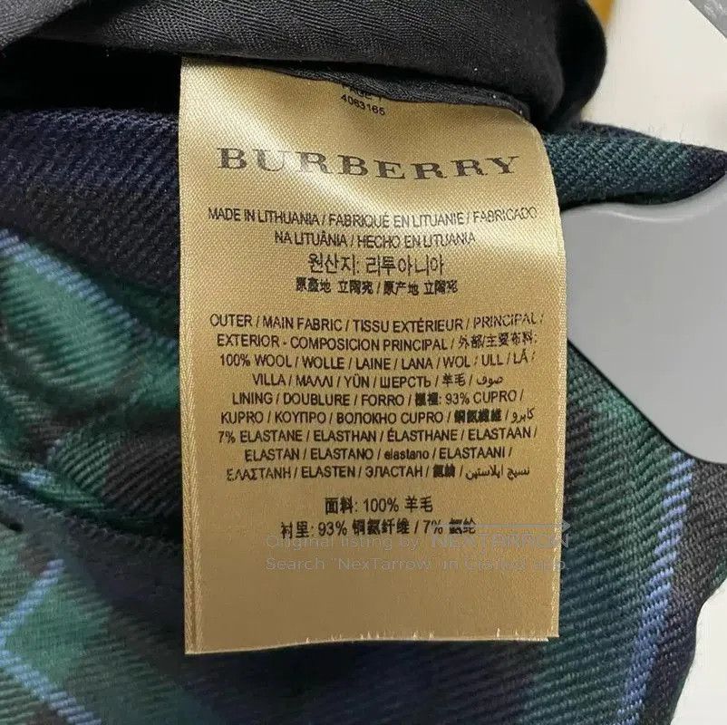 Burberry Burberry Women's L Size Color Blocked Wool Pants. Size 30" / US 8 / IT 44 - 6 Thumbnail