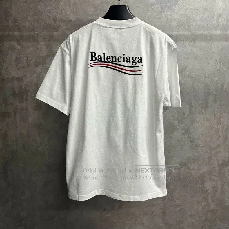 Balenciaga Balenciaga White Coke Logo Short Sleeve Tee. Size US XS / EU 42 / 0 - 2 Thumbnail