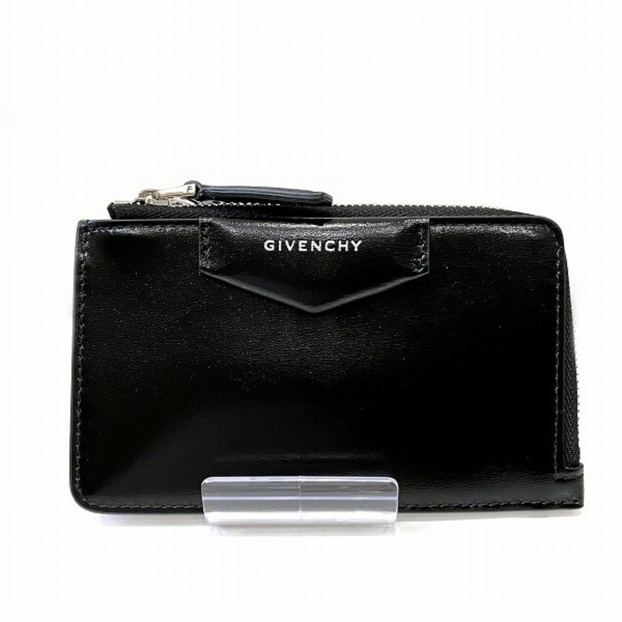 image of Givenchy Business Card Holder/card Case Fragment Antigona Wallet/coin Bb60Keb00D 001 Accessories in