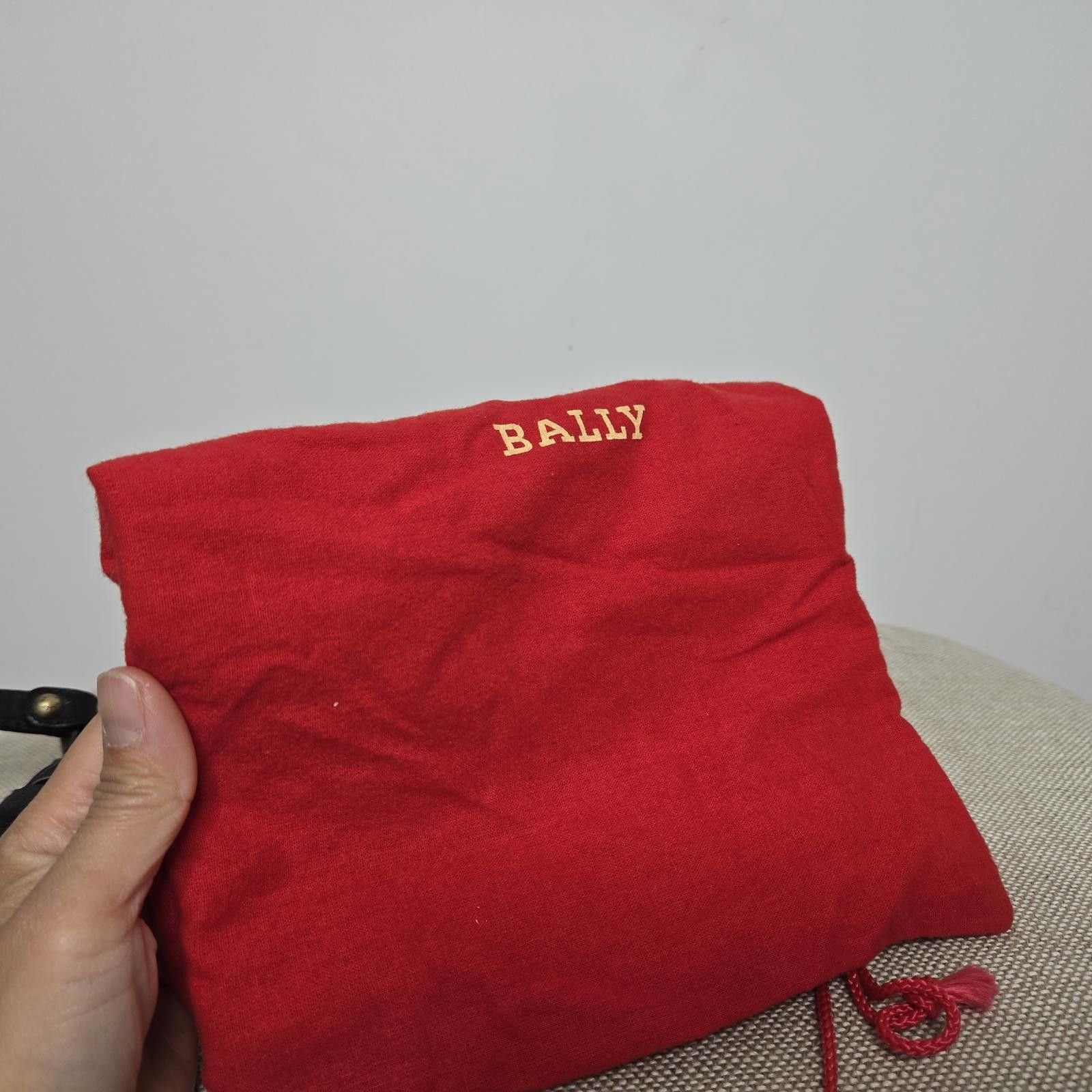 Bally Vintage Bally Purse Black Leather Shoulder Bag Size ONE SIZE - 10 Thumbnail