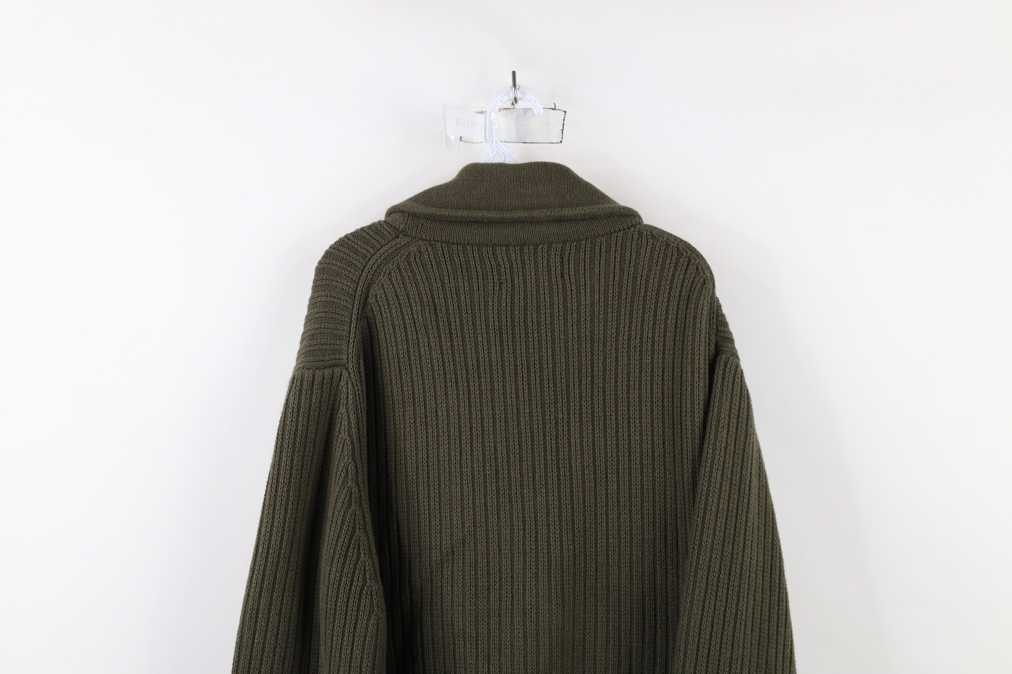 Duluth Trading Company × Vintage Duluth Trading Co Ribbed Knit High Neck Military Sweater Size US XXL / EU 58 / 5 - 9 Thumbnail