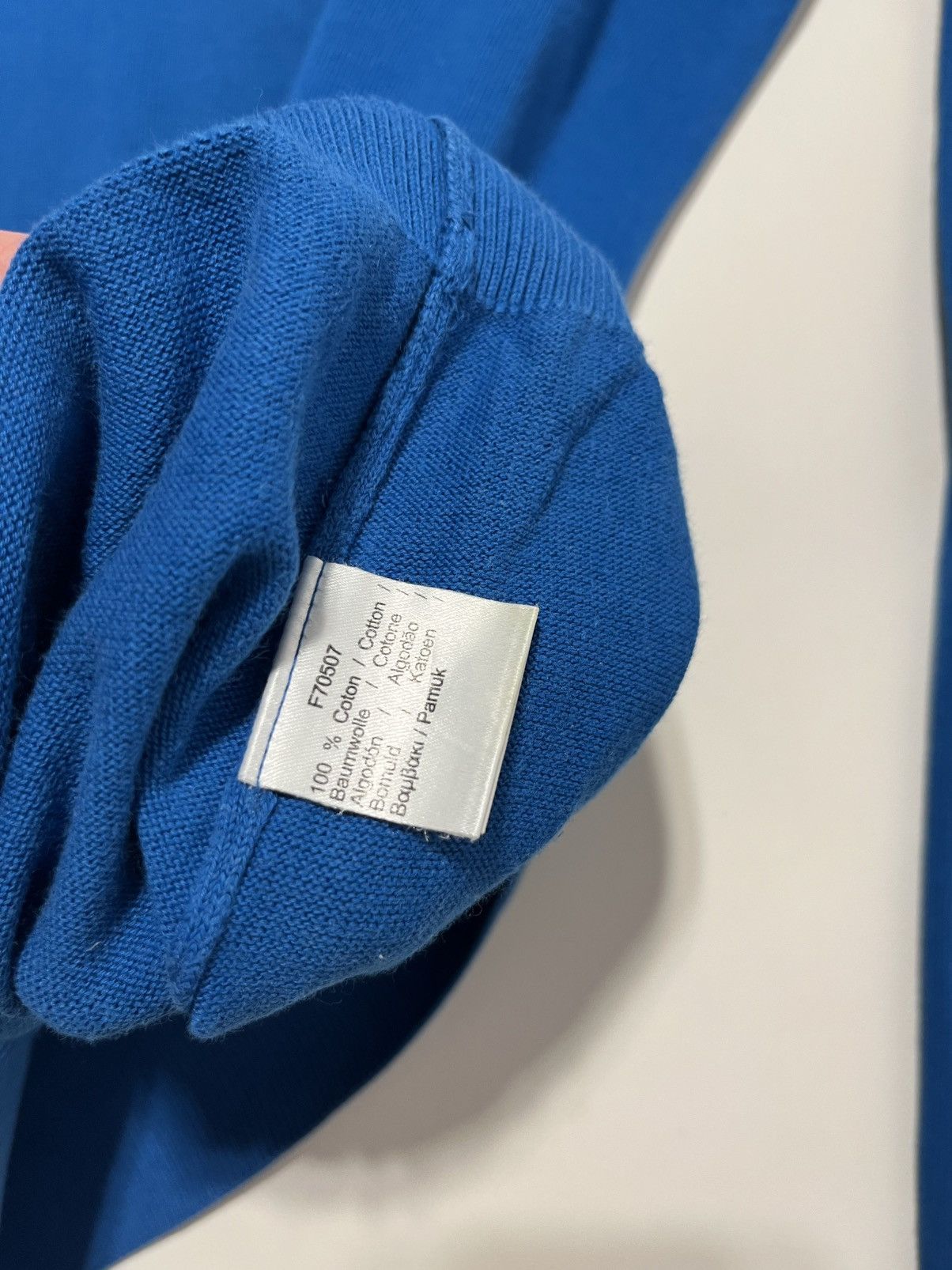 Lacoste Vintage Lacoste Y2K Sweater Blue Size US L / EU 52-54 / 3 - 6 Thumbnail