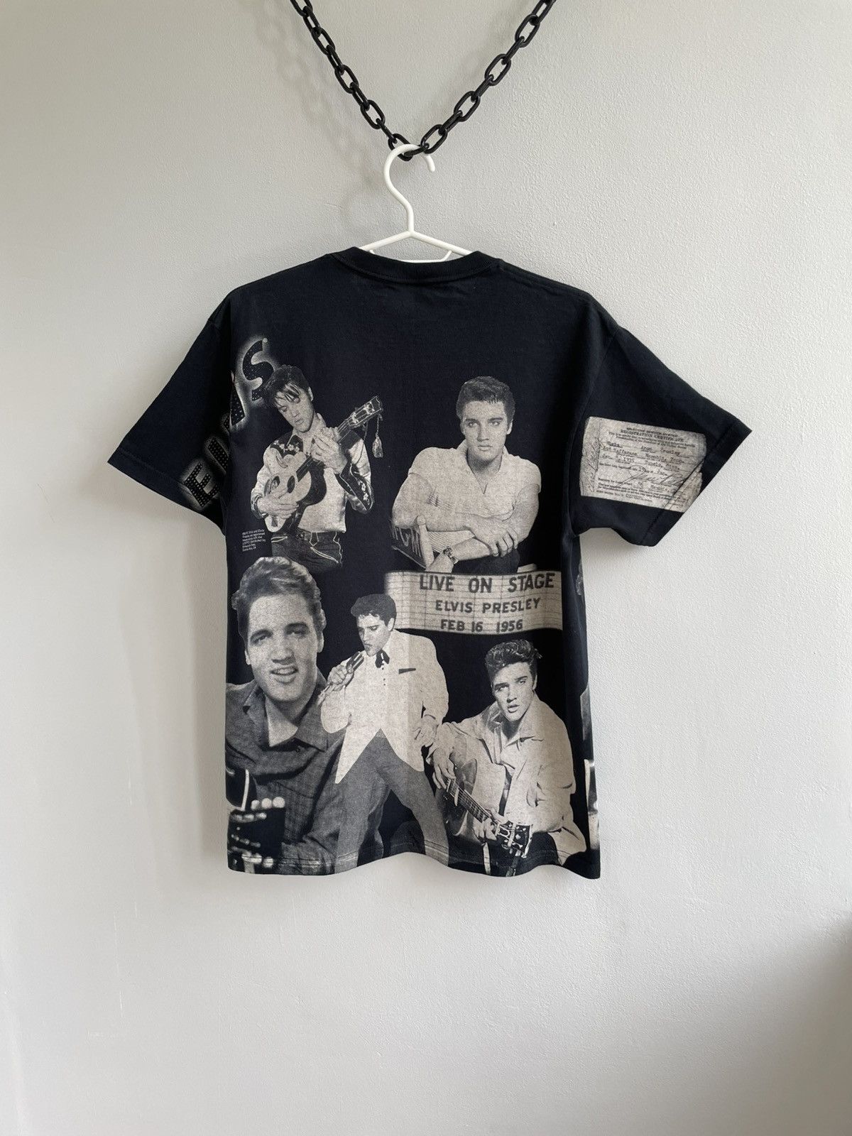 Vintage Elvis Presley Vintage T Shirt Tee Live On Stage 2000s Size US M / EU 48-50 / 2 - 9 Thumbnail