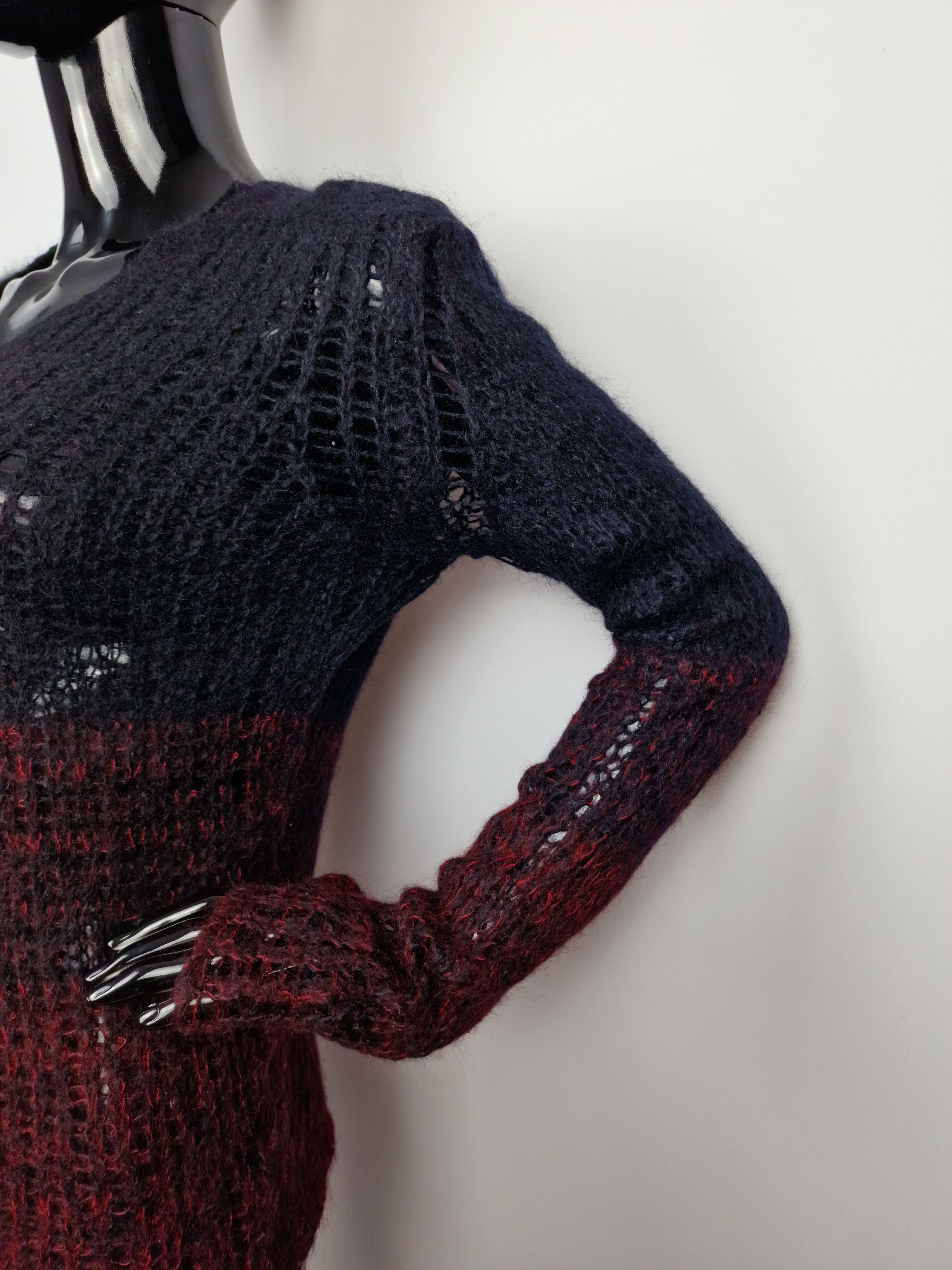 Isabel Benenato Isabel Benenato Knit Mohair Blend Sweater Size L Gradient Size L / US 10 / IT 46 - 4 Thumbnail