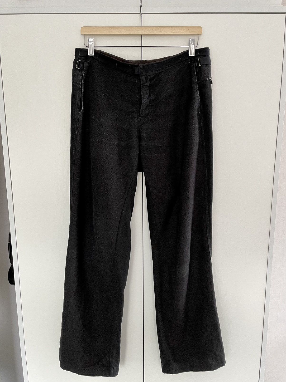 image of Volga Volga Huntsman Linen Casual Pant Trousers Size Xl, Men's