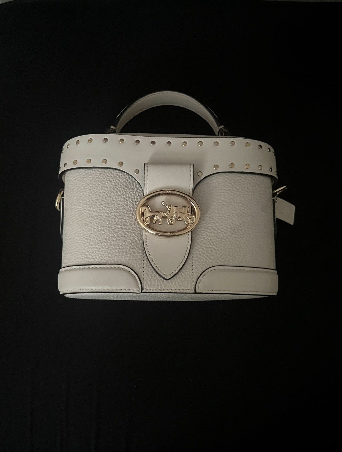 Coach Coach Ivory Pebbled Leather Crossbody Bag Size ONE SIZE - 2 Thumbnail