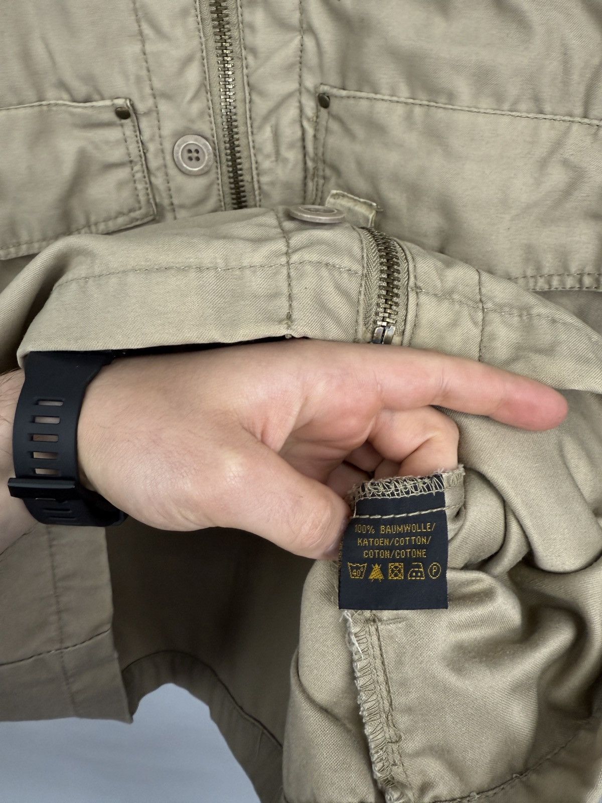 Alpha Industries 🇺🇸 Vintage 90s Alpha Industries Military USA Army Rare Size US L / EU 52-54 / 3 - 9 Thumbnail