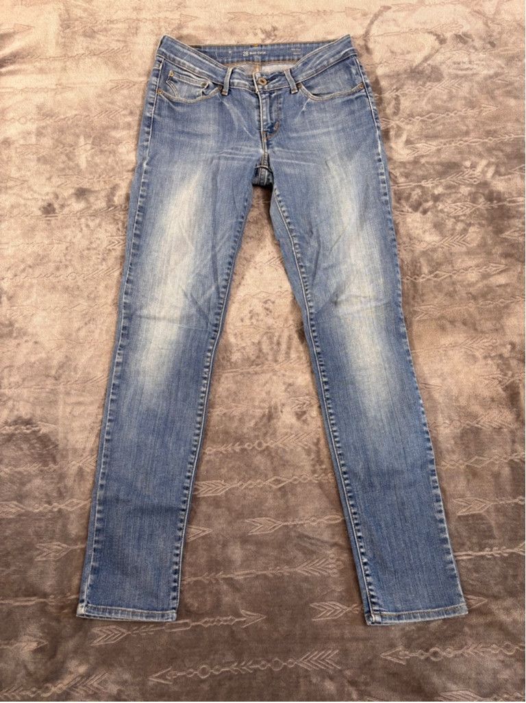 Levi's Women's Levi's Bold Curve Mid-Rise Skinny Jeans Size 28 Blue Size 28" / US 6 / IT 42 - 1 Thumbnail