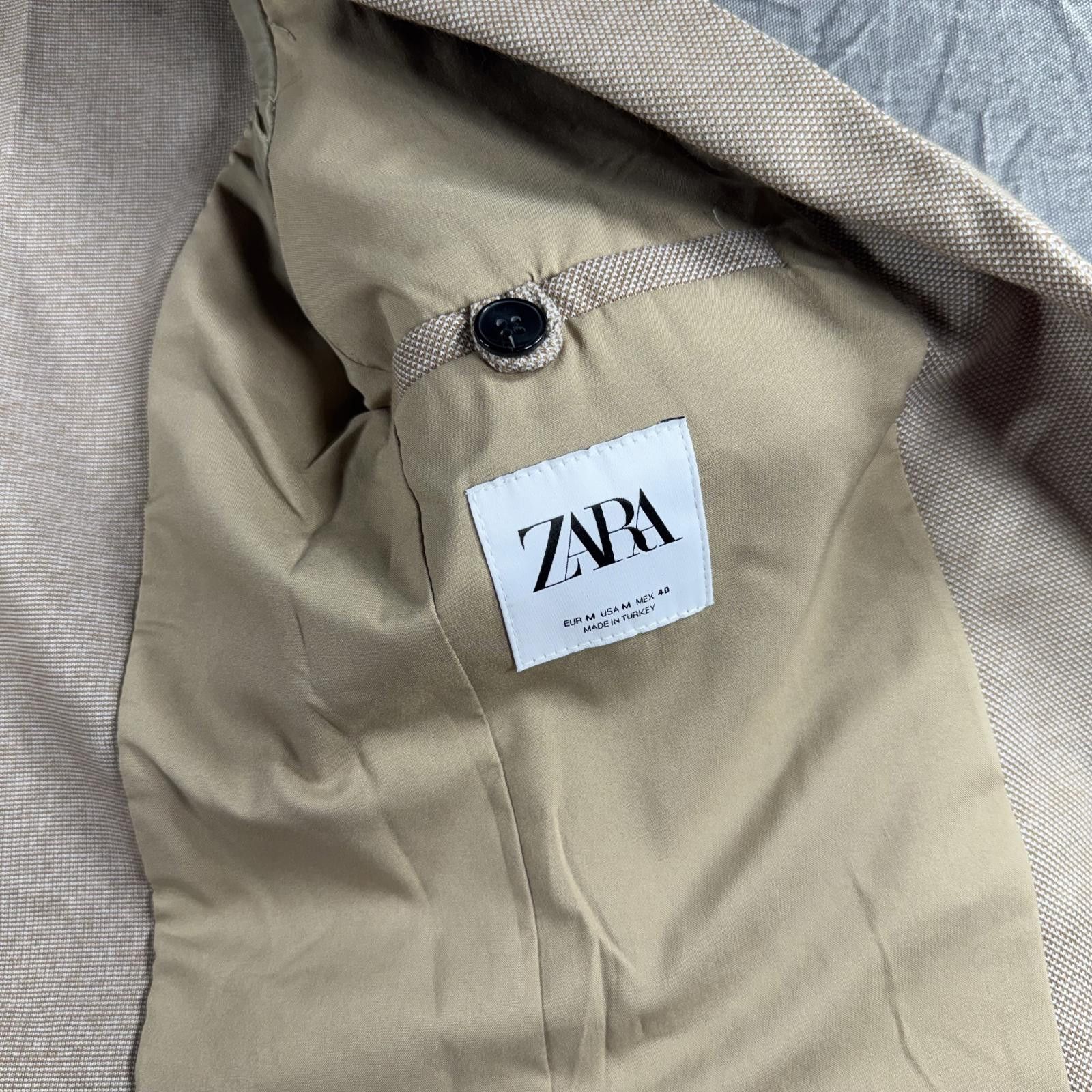 Zara Zara Blazer Men's M Tan Size 38R - 3 Thumbnail