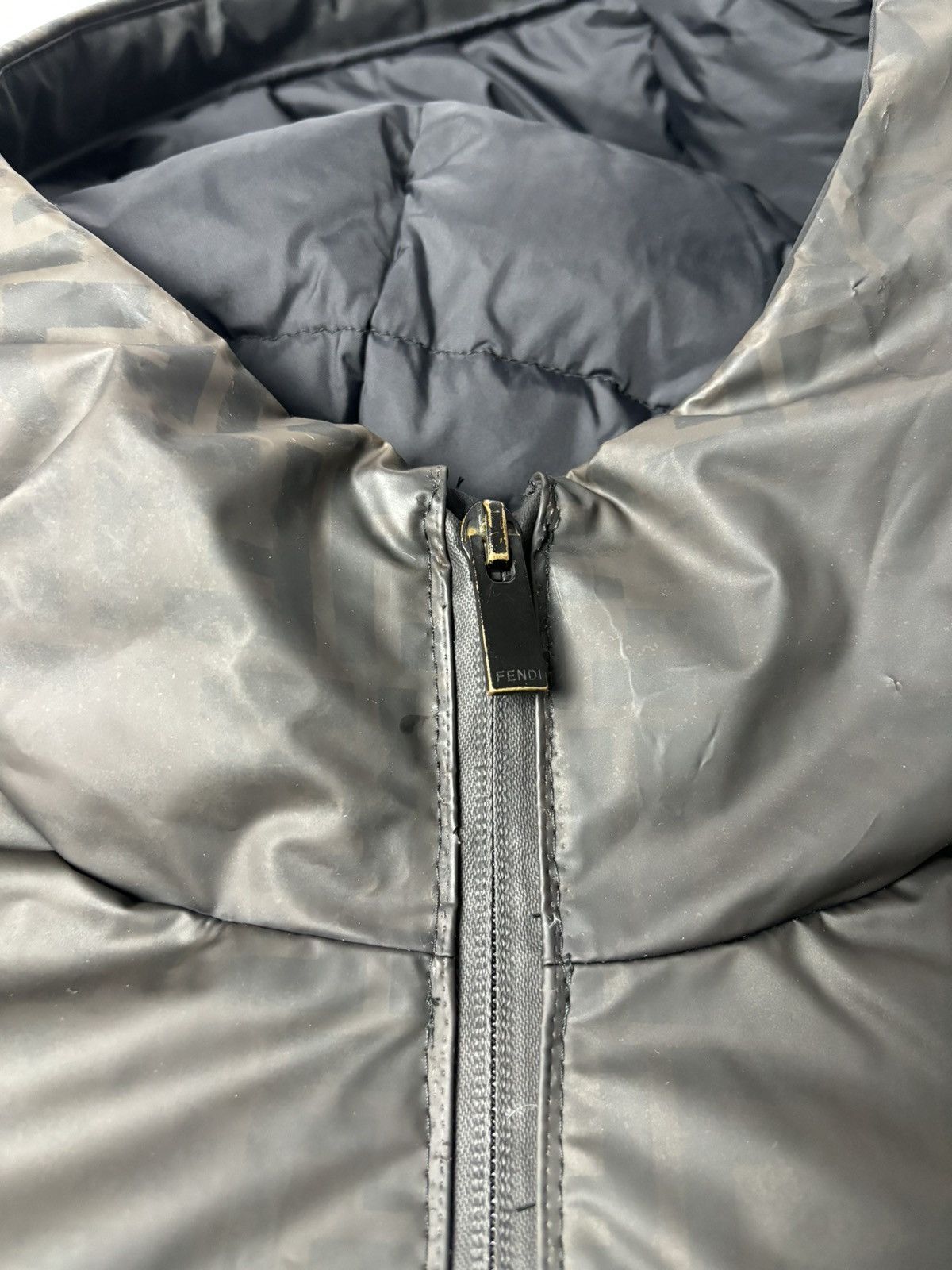 Fendi FENDI monogram hooded down puffer jacket coat SZ 48 Size US M / EU 48-50 / 2 - 15 Thumbnail