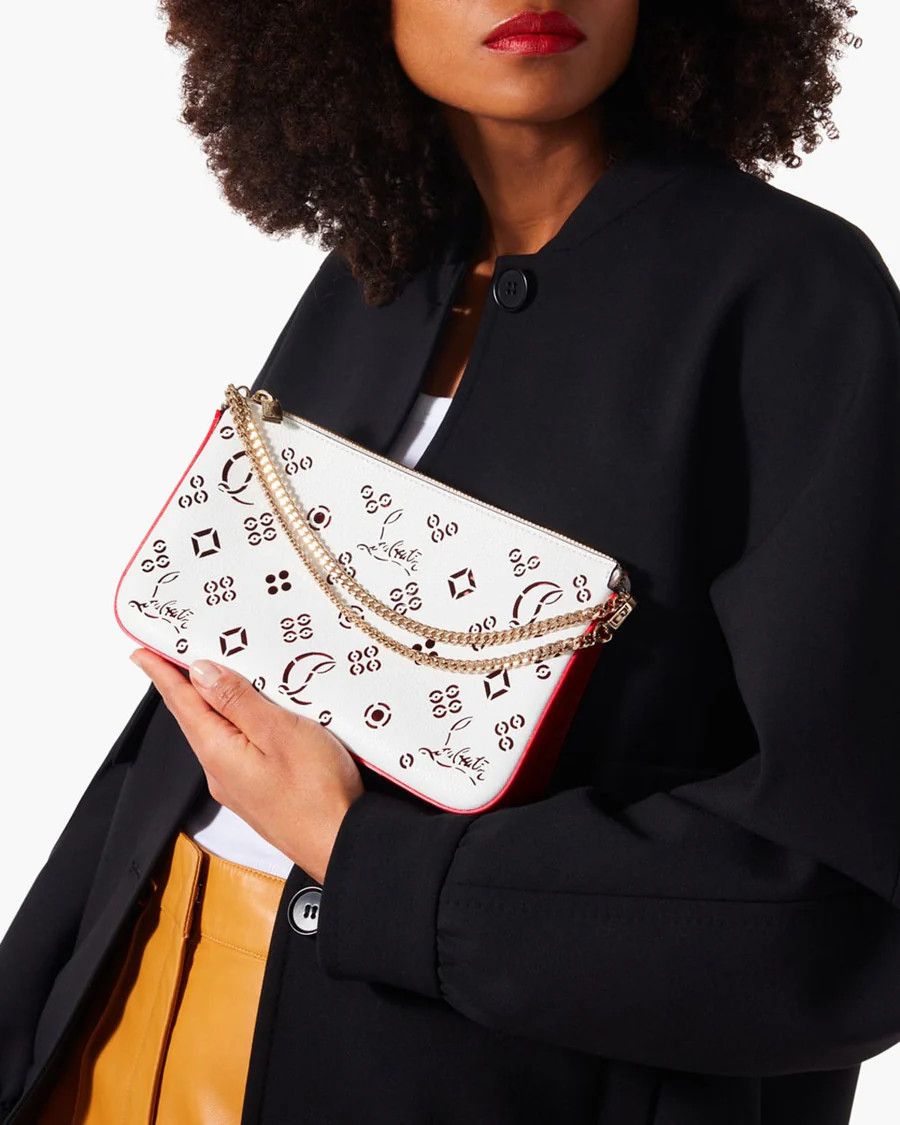 Christian Louboutin o1w1db10425 Shoulder Bags in White Size ONE SIZE - 2 Thumbnail