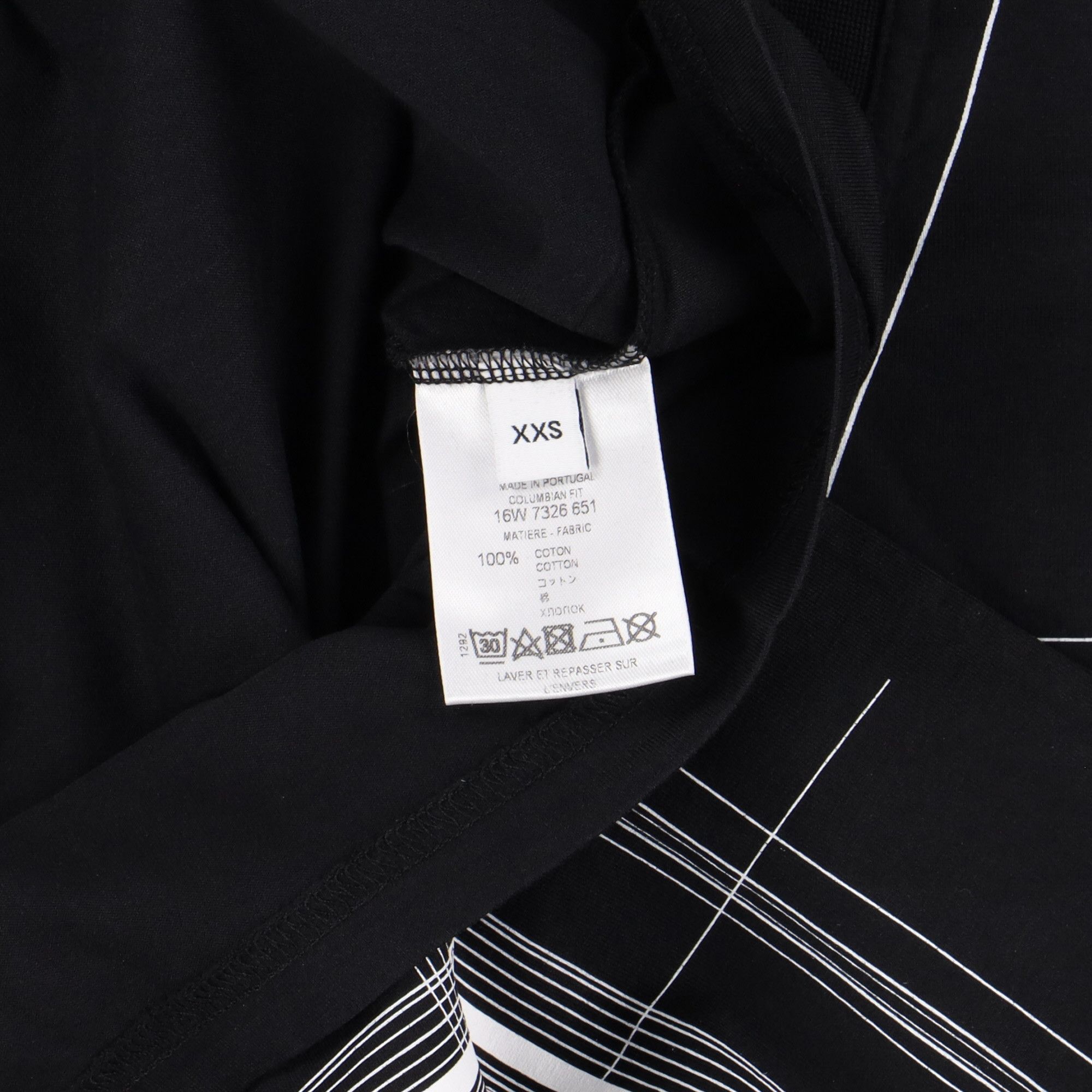 Givenchy Black Techno Map Print Oversized T-Shirt Size US XXS / EU 40 - 4 Thumbnail