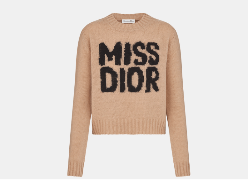 Dior o1w1db11225 454S57 Sweater in Pale Pink/Black Size M / US 6-8 / IT 42-44 - 1 Thumbnail