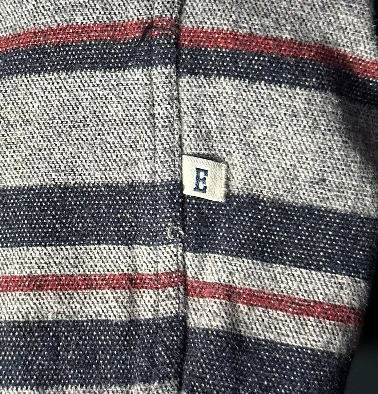 Edwin × Japanese Brand Edwin Loggerhead Long Sleeve Shirt Workwear Aztec striped Size US L / EU 52-54 / 3 - 3 Thumbnail