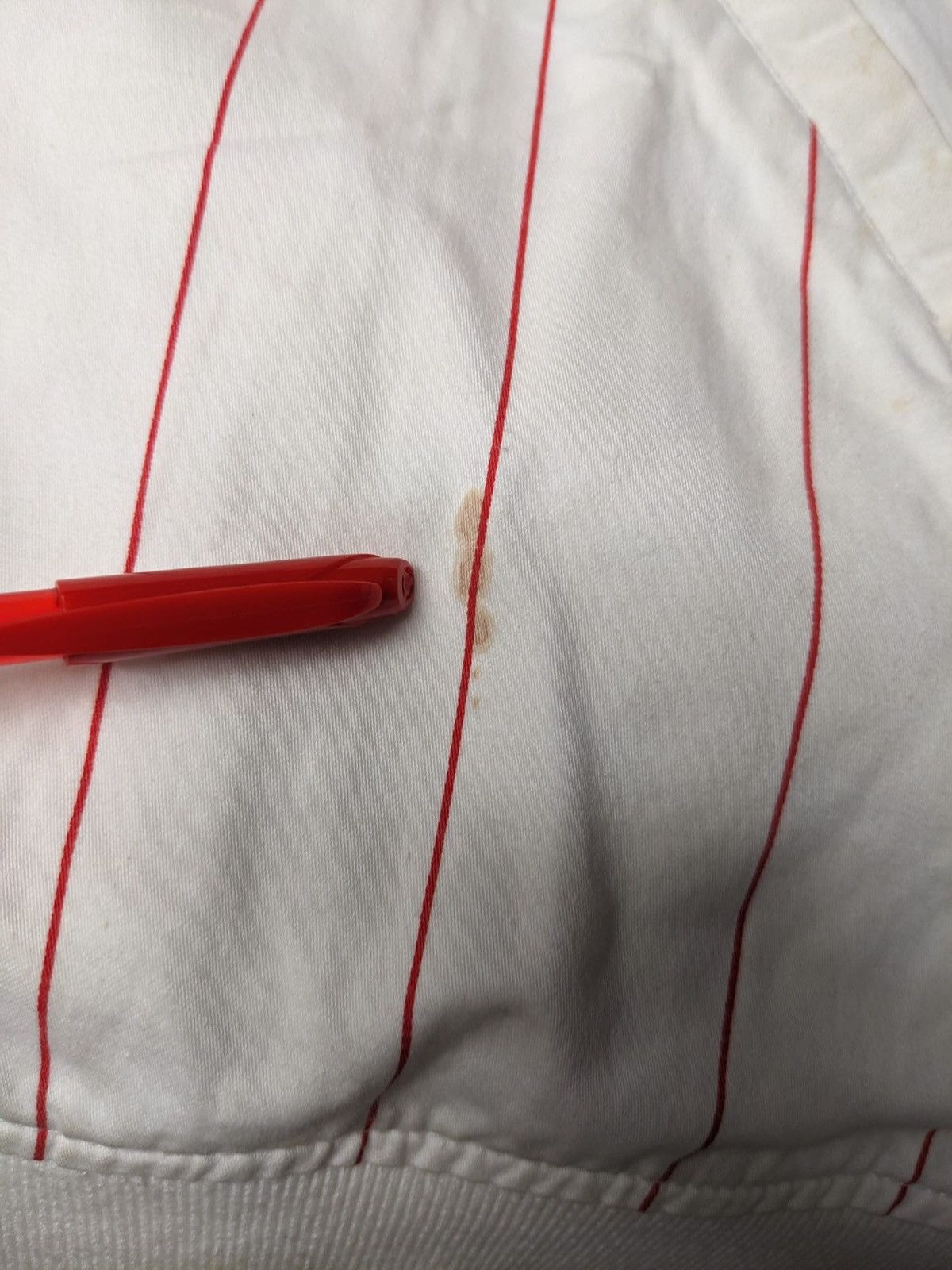Supreme Supreme Baseball Varsity Jacket Stripe Red White Size US L / EU 52-54 / 3 - 14 Thumbnail