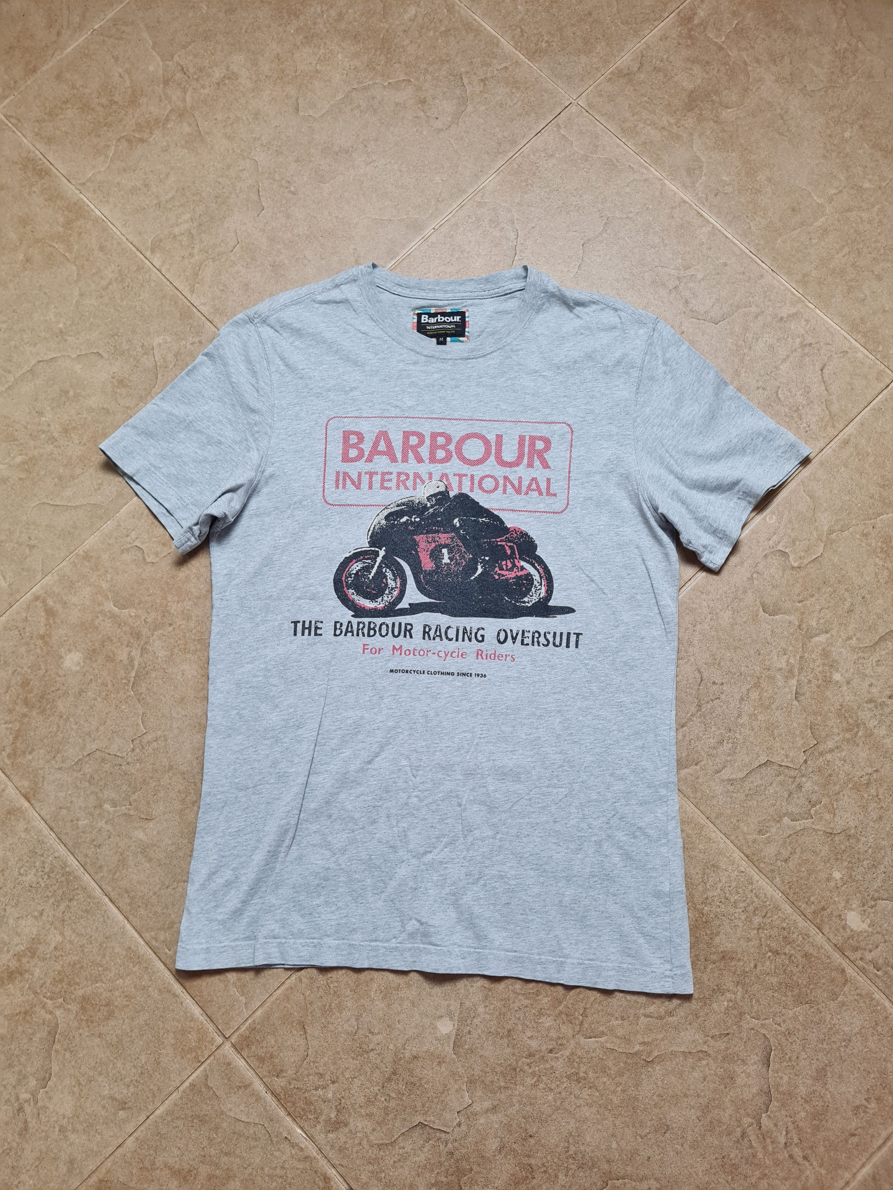 Barbour T-Shirts Barbour Steve McQueen Relaxed Tee Gray Size M Size US M / EU 48-50 / 2 - 1 Thumbnail