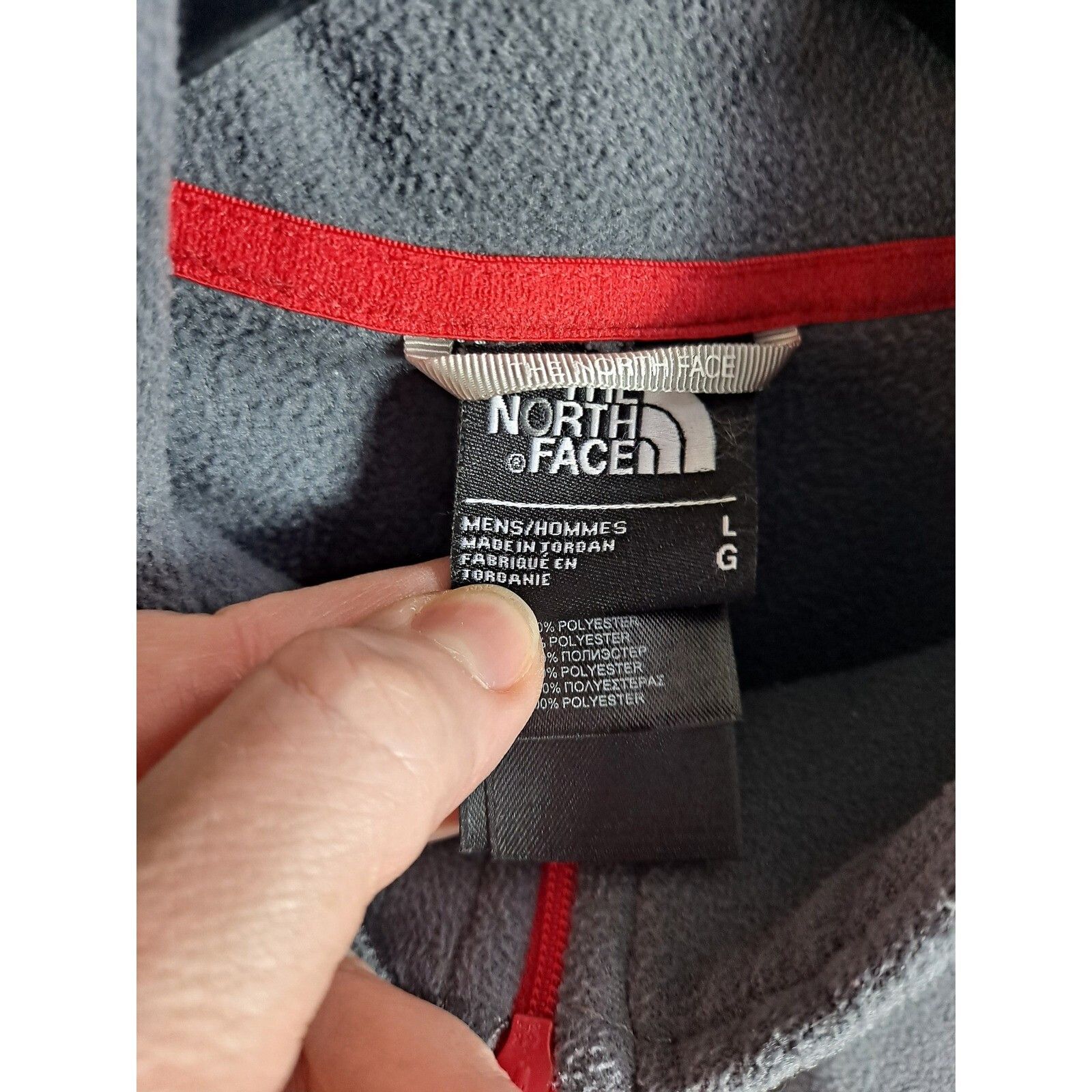 The North Face The North Face Fleece Pullover 1/4 Zip Lightweight Gray Mens Size US L / EU 52-54 / 3 - 4 Thumbnail