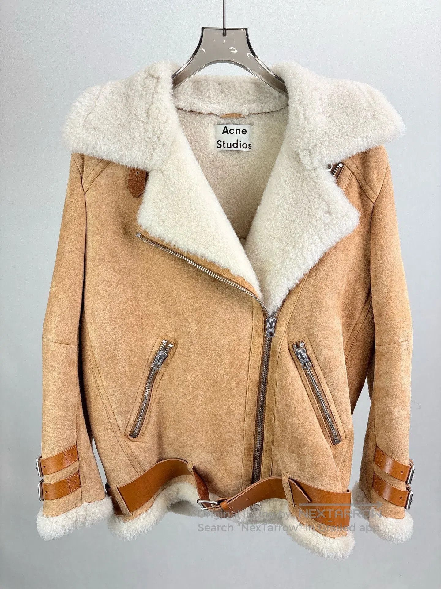 Acne Studios Acne Studios Shearling Moto Jacket. Size XXS / US 00 / IT 34 - 1 Thumbnail