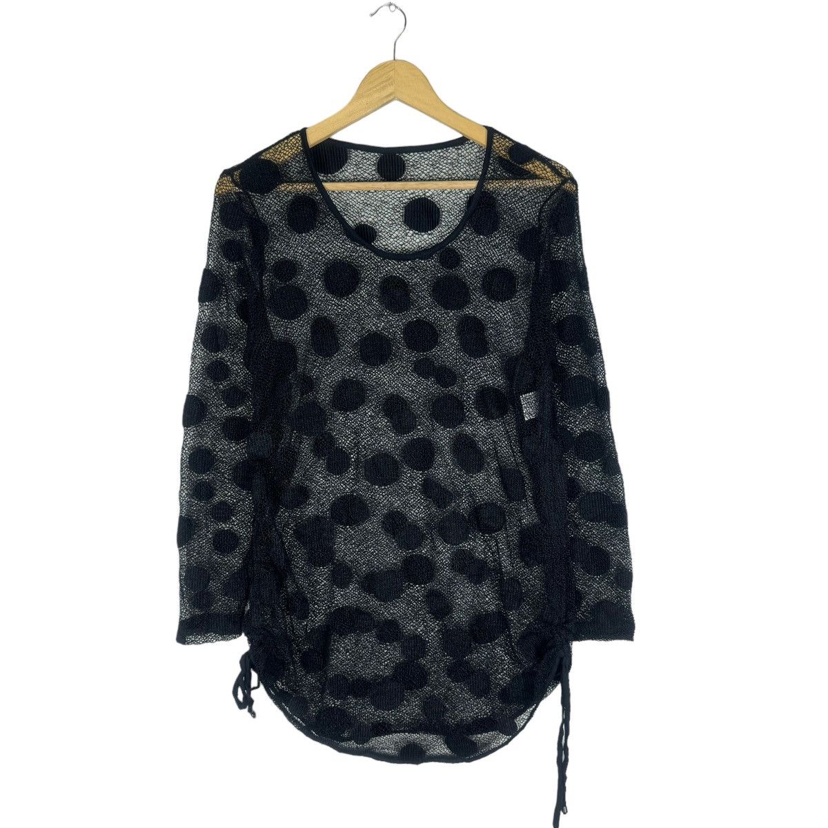 Japanese Brand 🌟KEIKO KISHI PLUS POLKA DOT MESH DRESS LIKE COMME DES GARCON Size M / US 6-8 / IT 42-44 - 1 Thumbnail