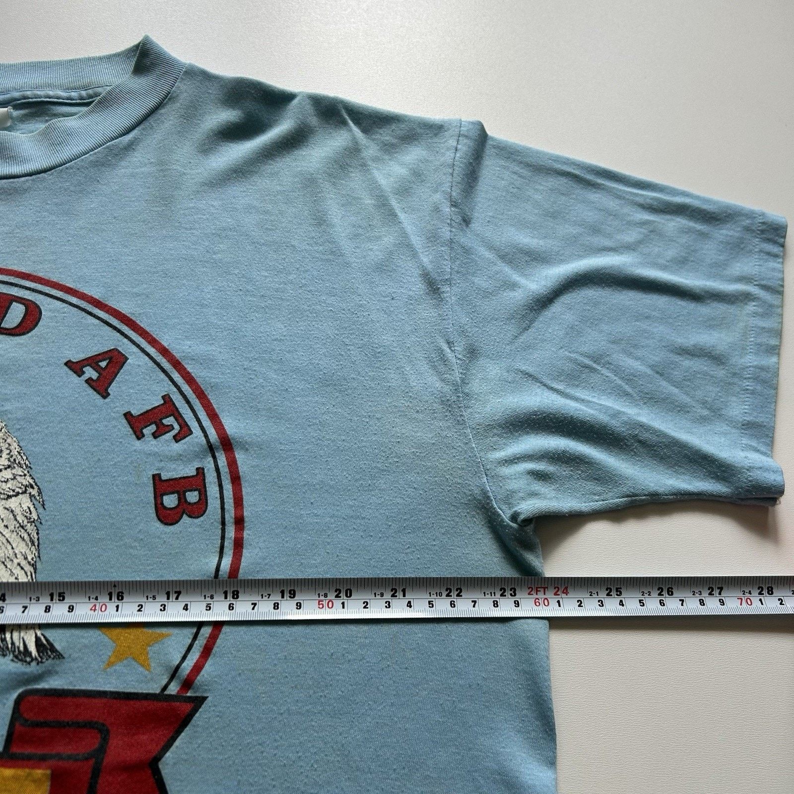 Artek × Vintage Vintage 80s USAF Sheppard AFB T Shirt XL Artex Single Stitch Size US XL / EU 56 / 4 - 6 Thumbnail